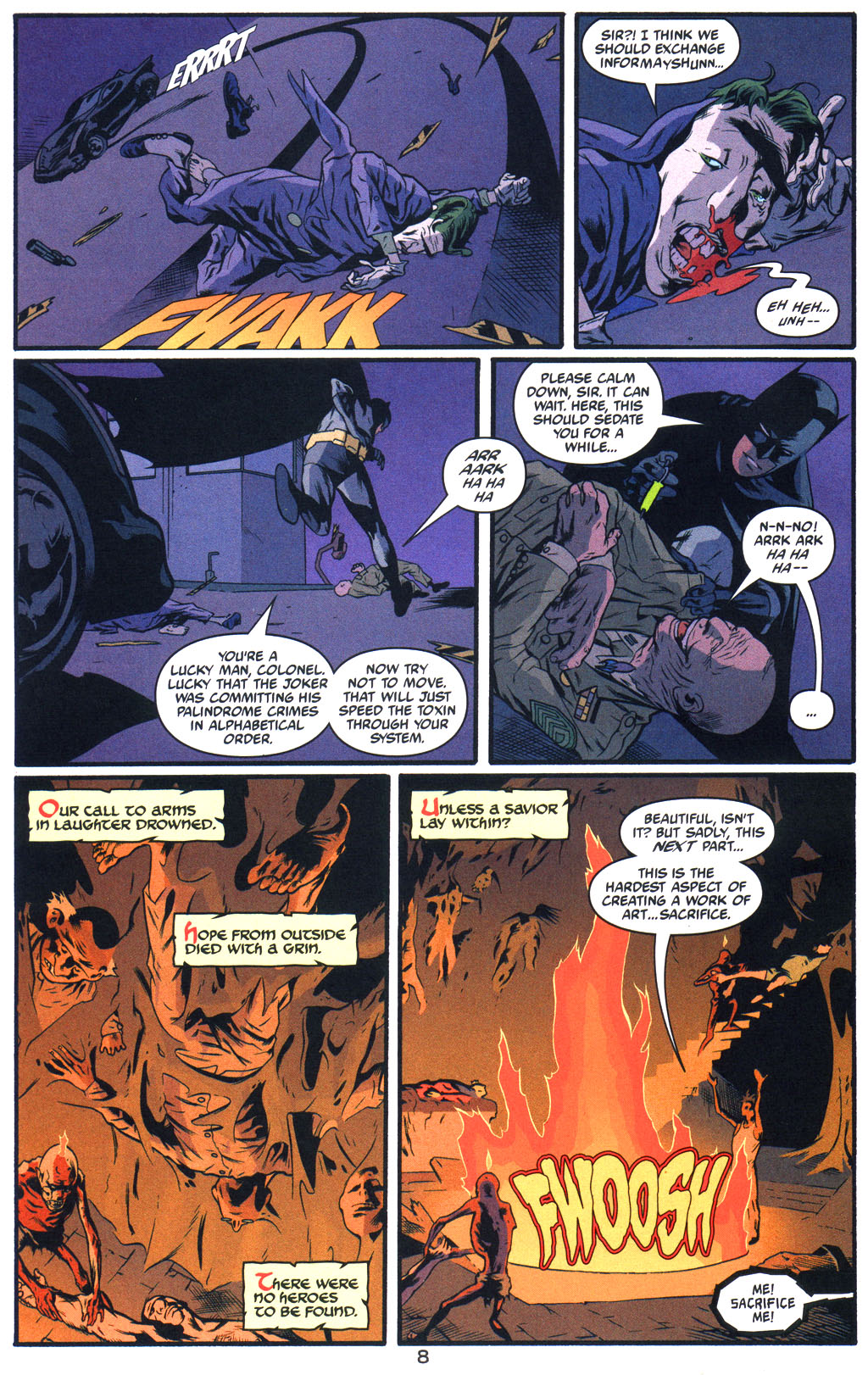 Read online Arkham Asylum: Living Hell comic -  Issue #6 - 10