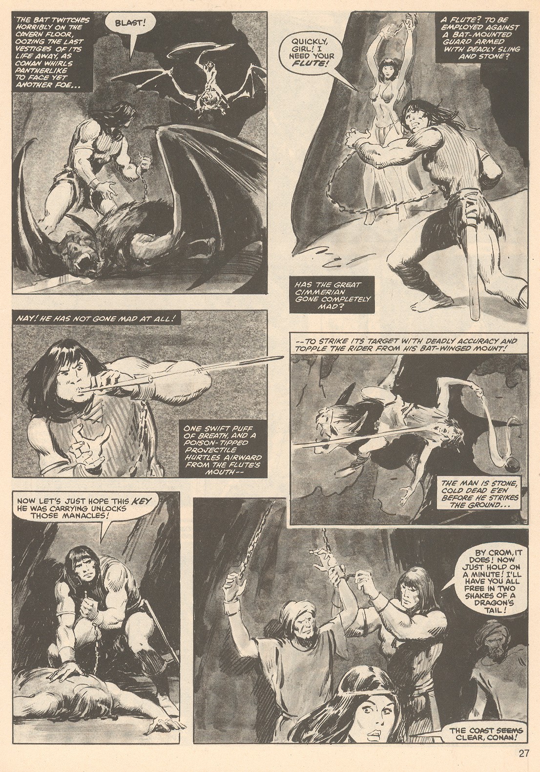 Read online The Savage Sword Of Conan comic -  Issue #76 - 27