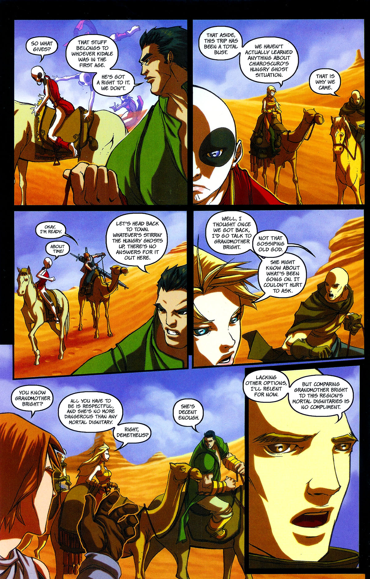 Read online Exalted comic -  Issue #3 - 4