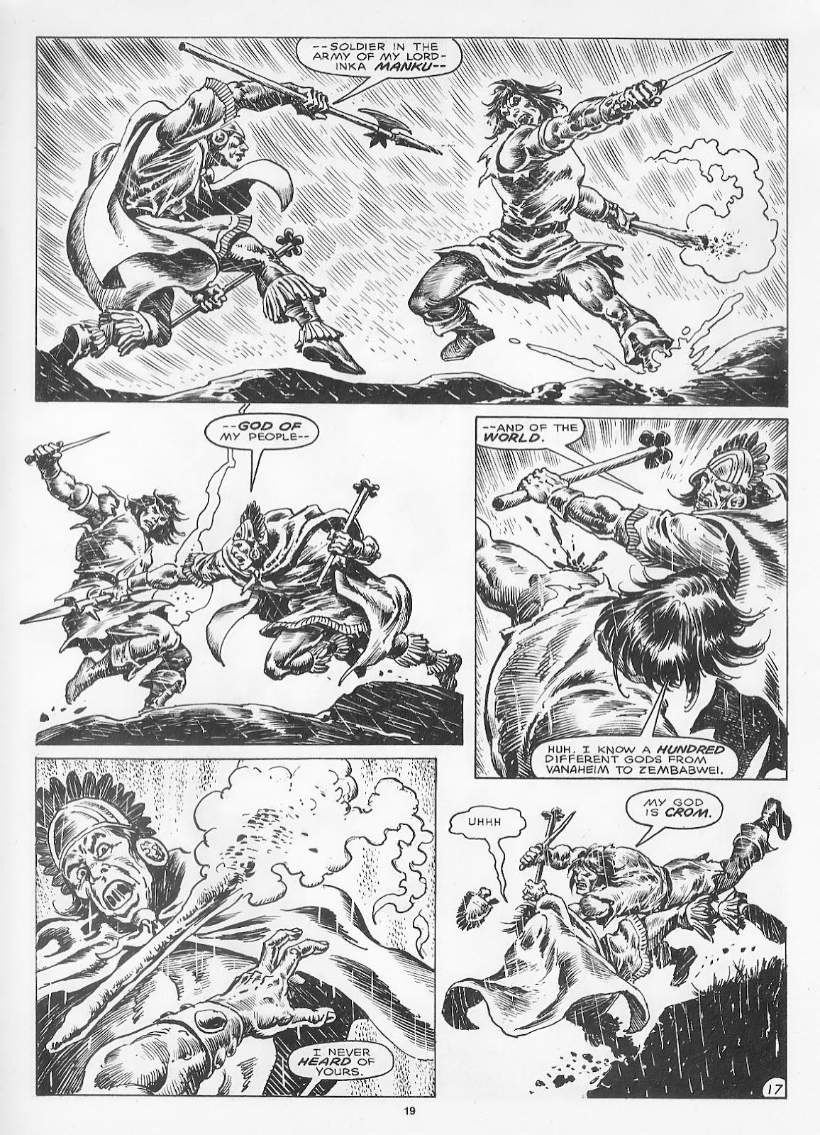 The Savage Sword Of Conan issue 166 - Page 21