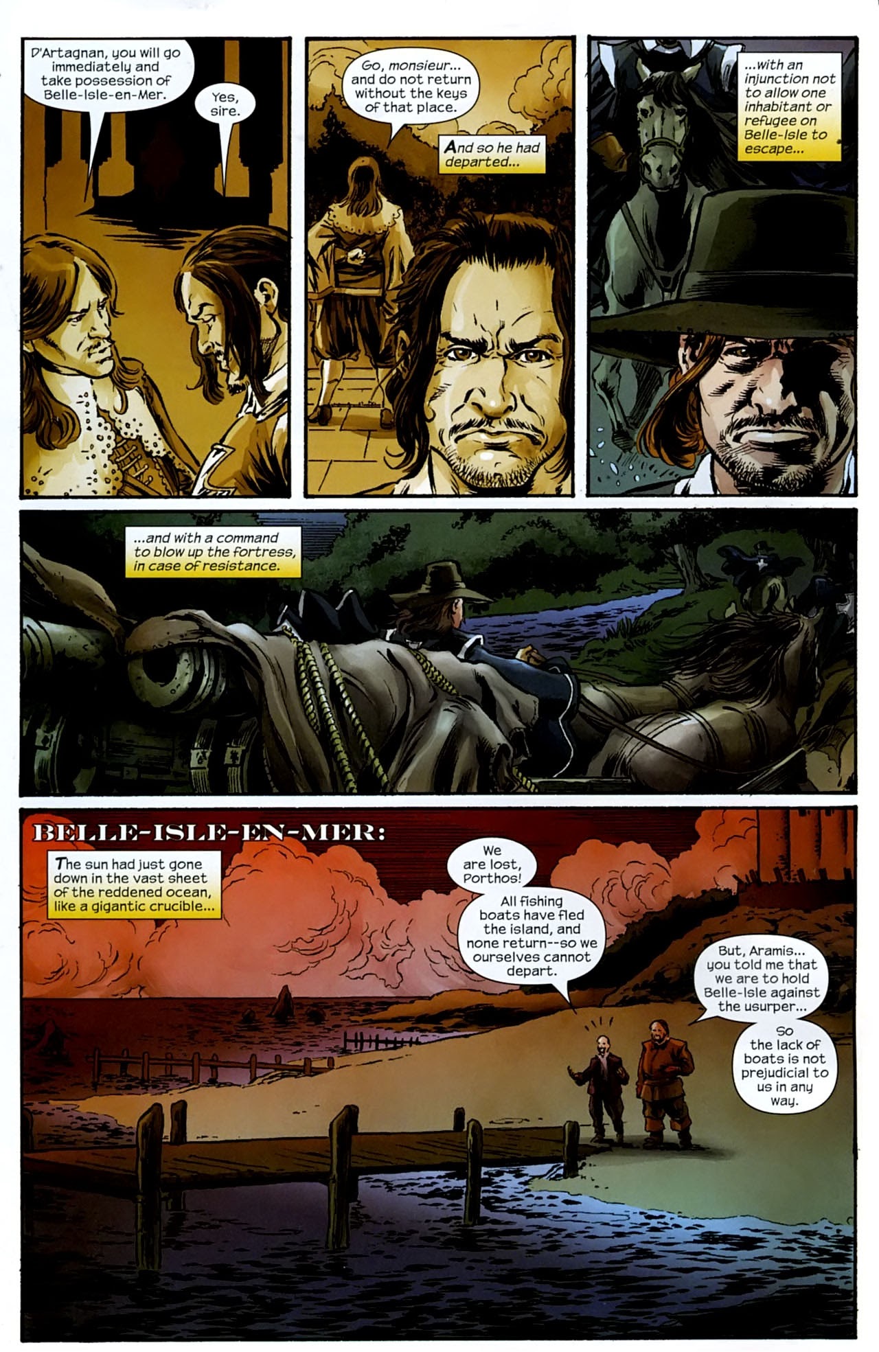 Read online The Man in the Iron Mask comic -  Issue #5 - 5