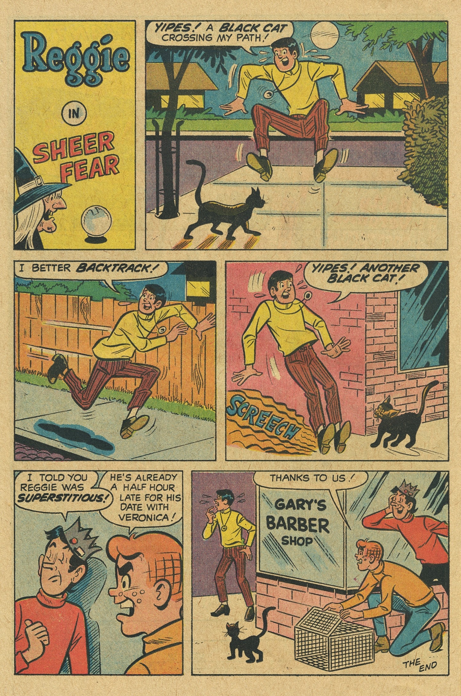 Read online Reggie and Me (1966) comic -  Issue #35 - 22