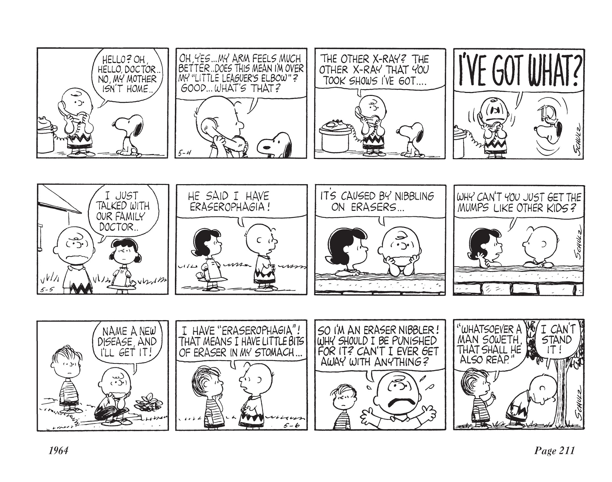 Read online The Complete Peanuts comic -  Issue # TPB 7 - 222