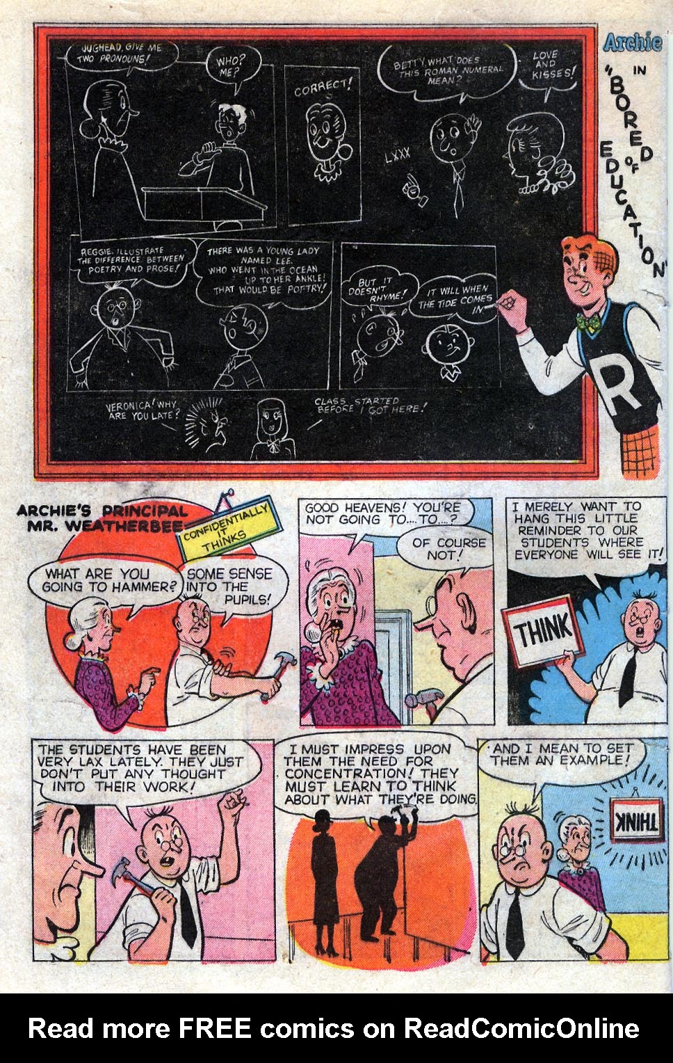 Read online Archie's Joke Book Magazine comic -  Issue #15 - 34