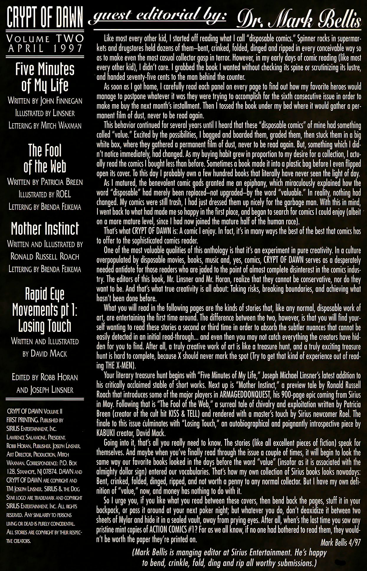 Read online Crypt of Dawn comic -  Issue #2 - 2