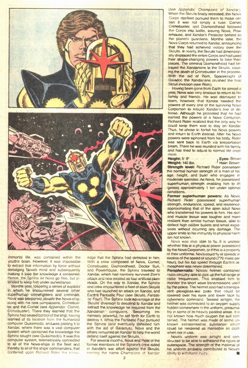 Read online The Official Handbook of the Marvel Universe Deluxe Edition comic -  Issue #11 - 4