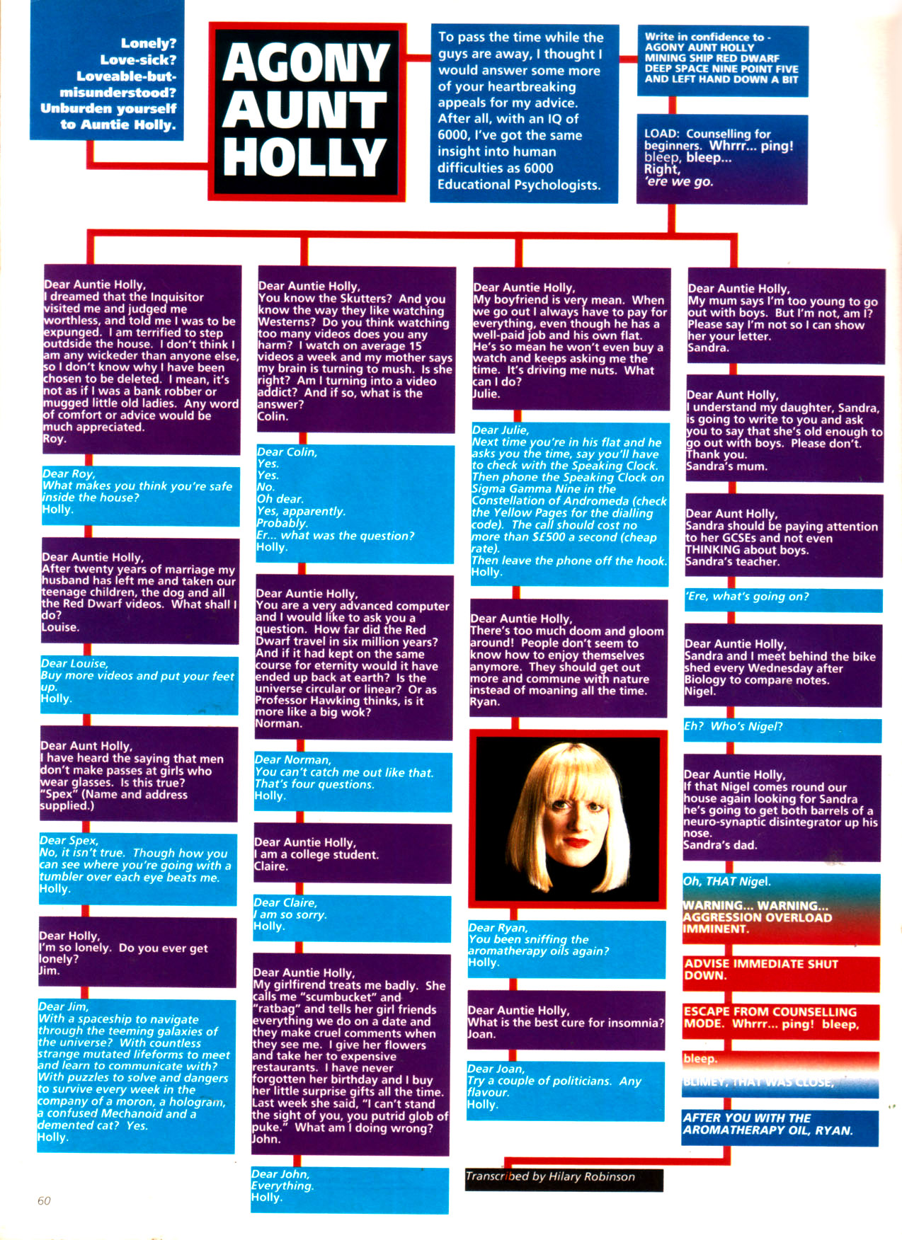 Read online Red Dwarf Smegazine (1993) comic -  Issue #9 - 60