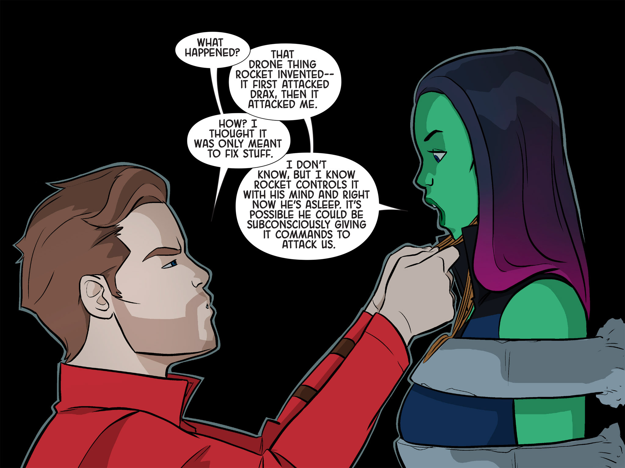 Read online Guardians of the Galaxy: Awesome Mix Infinite Comic comic -  Issue #6 - 53