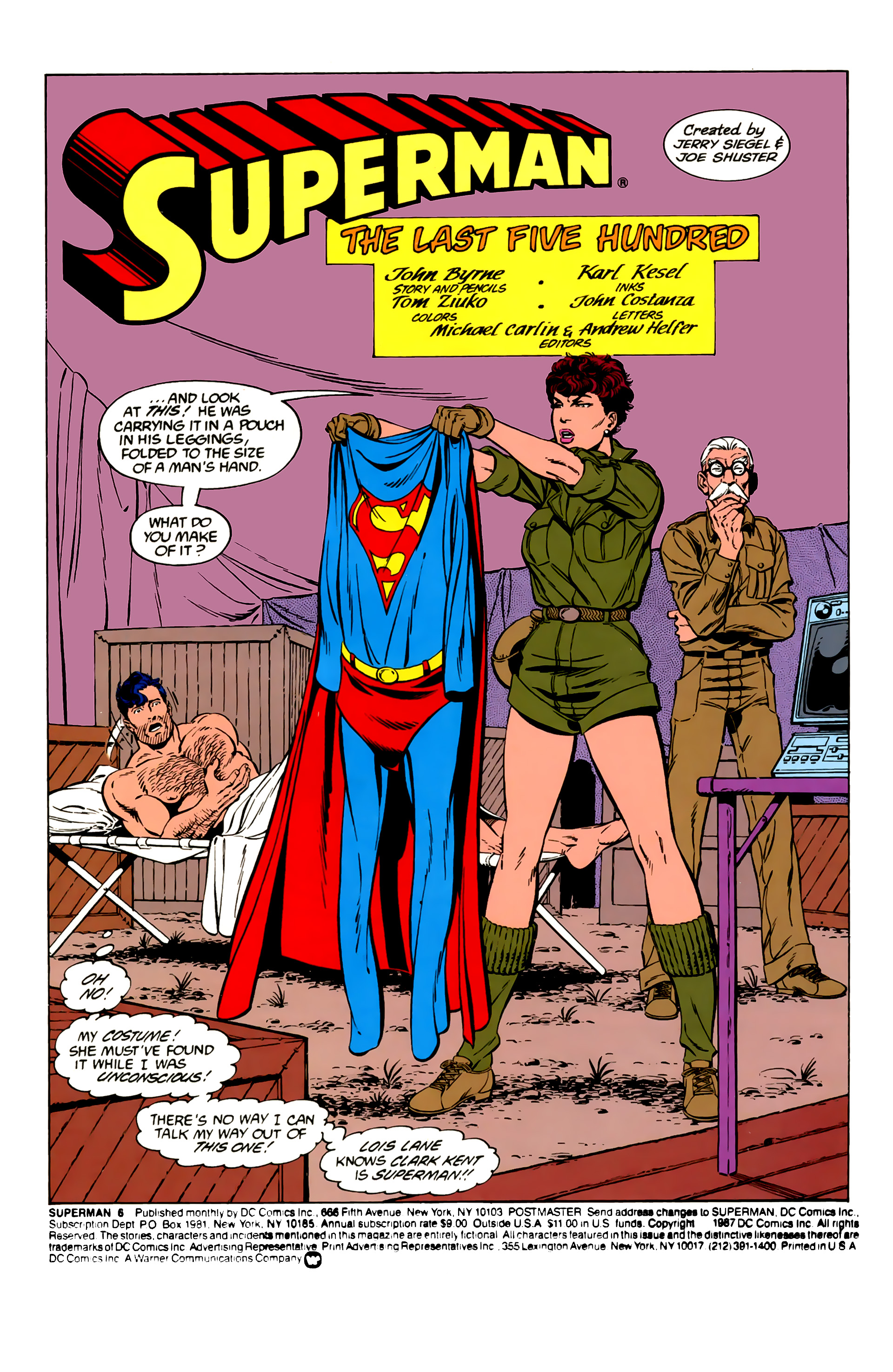 Read online Superman (1987) comic -  Issue #6 - 3