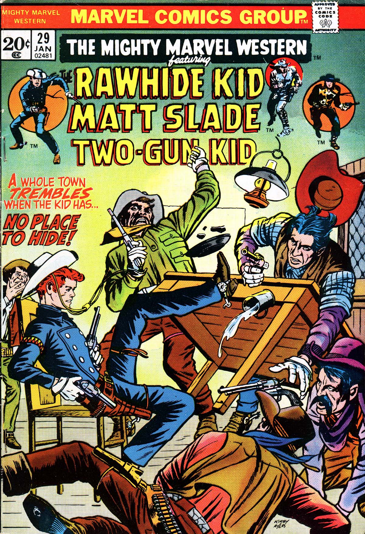 Read online The Mighty Marvel Western comic -  Issue #29 - 1