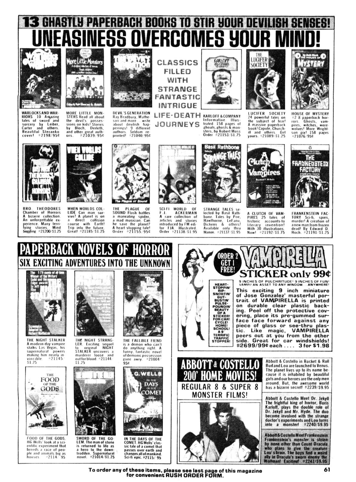 Read online Vampirella (1969) comic -  Issue #53 - 61