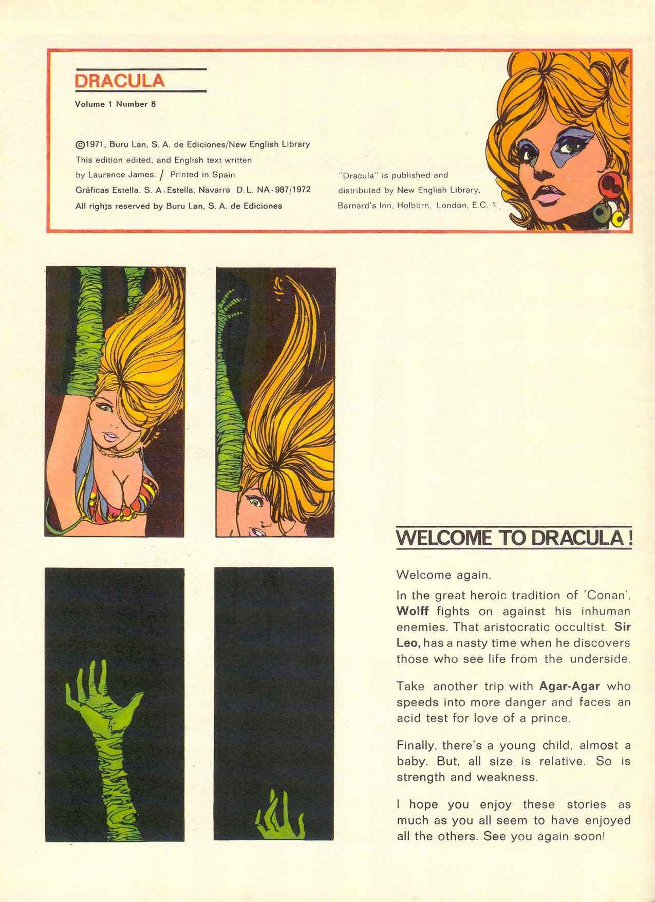 Read online Dracula (1971) comic -  Issue #8 - 2