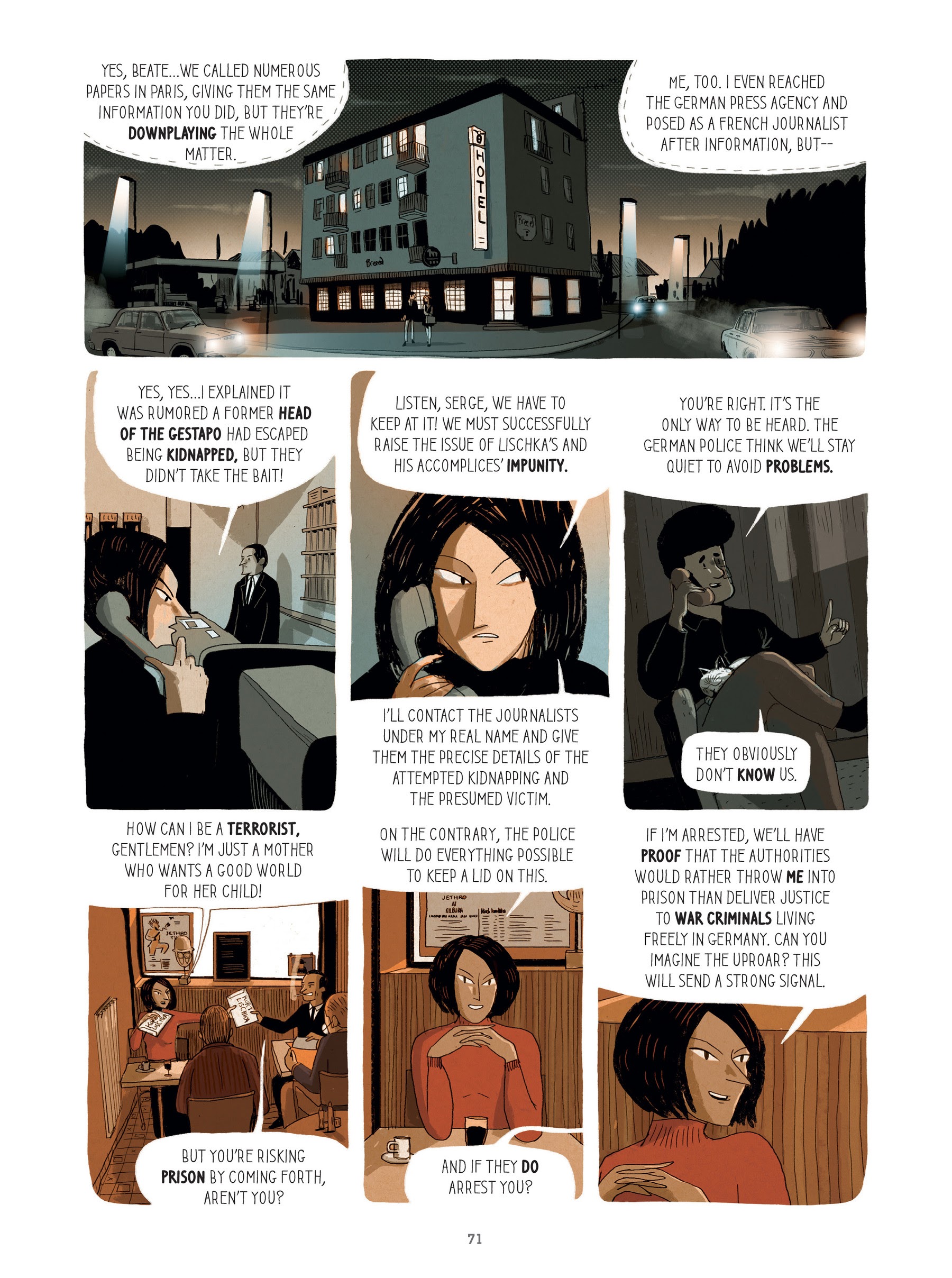 Read online For Justice: The Serge & Beate Klarsfeld Story comic -  Issue # TPB (Part 1) - 71