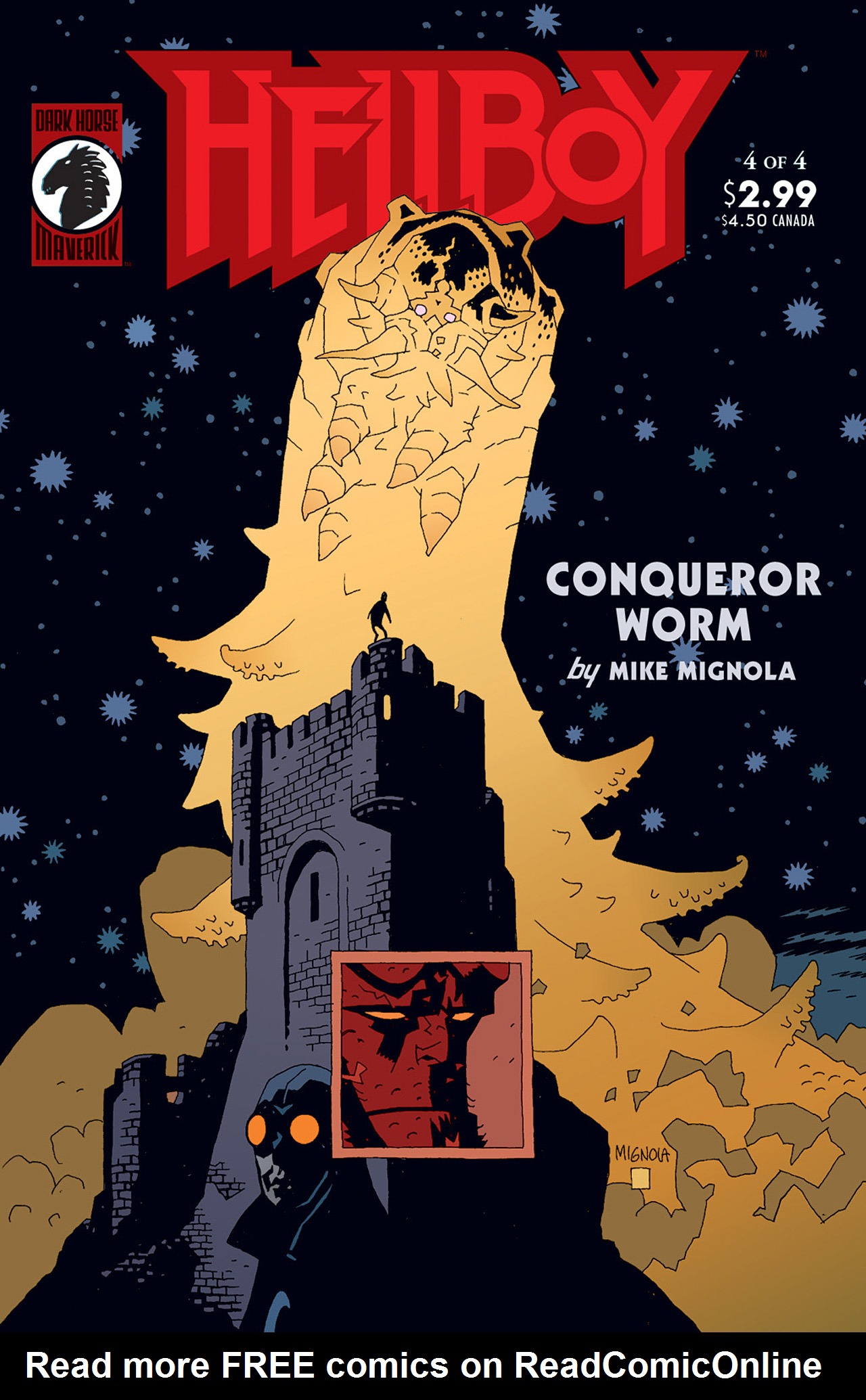 Read online Hellboy: Conqueror Worm comic -  Issue #4 - 1