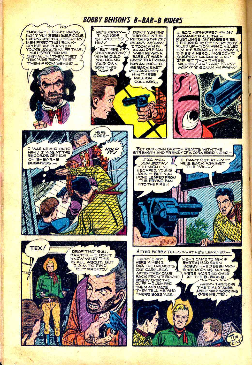 Read online Bobby Benson's B-Bar-B Riders comic -  Issue #18 - 16