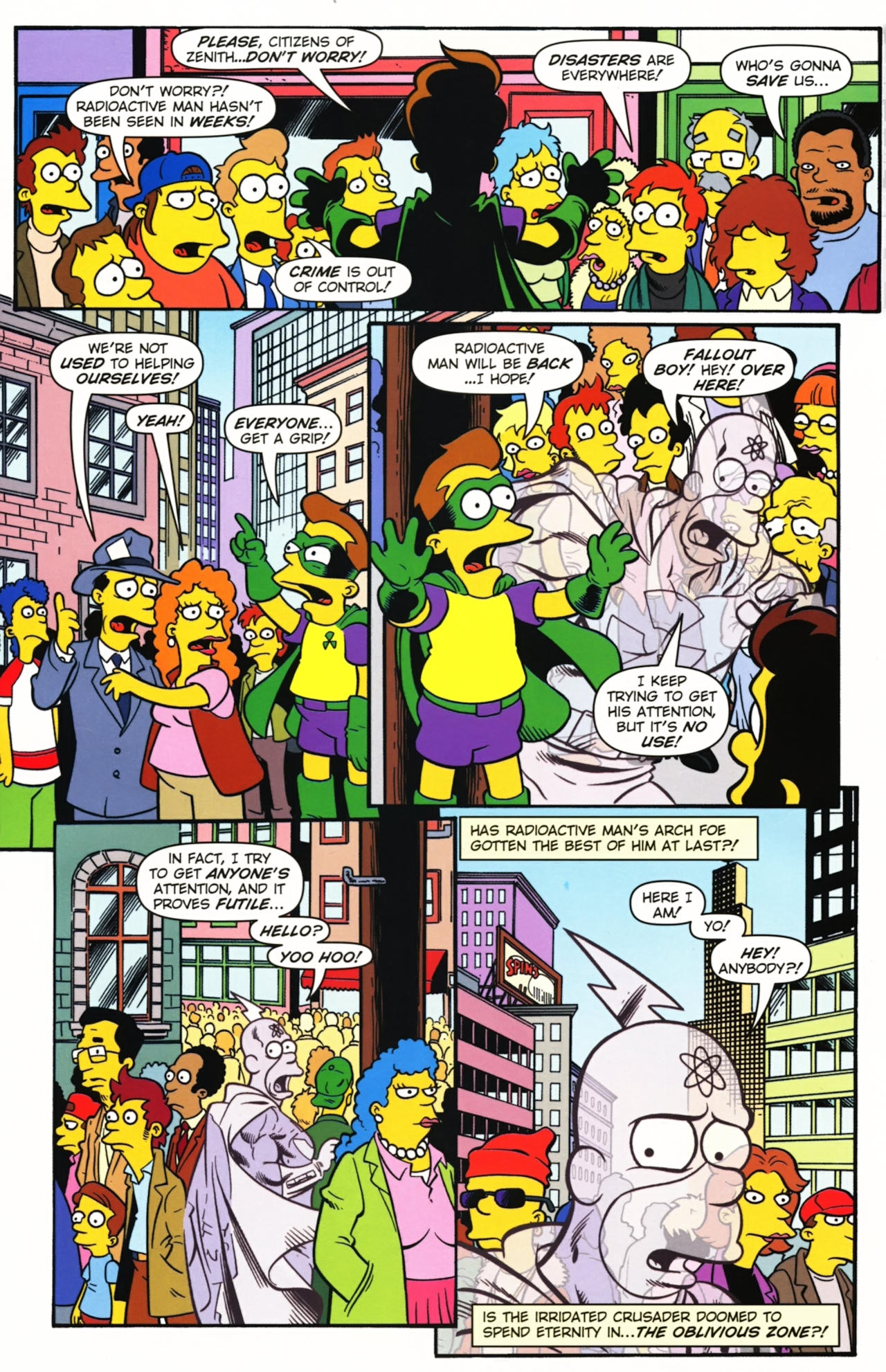 Read online Bongo Comics Presents Simpsons Super Spectacular comic -  Issue #9 - 4