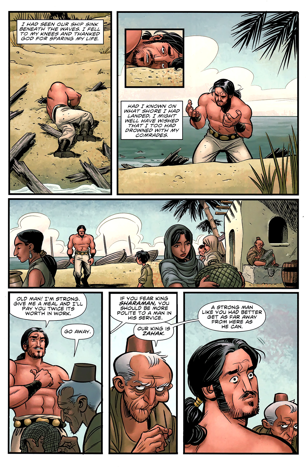 Read online Prince of Persia: Before the Sandstorm comic -  Issue #4 - 7