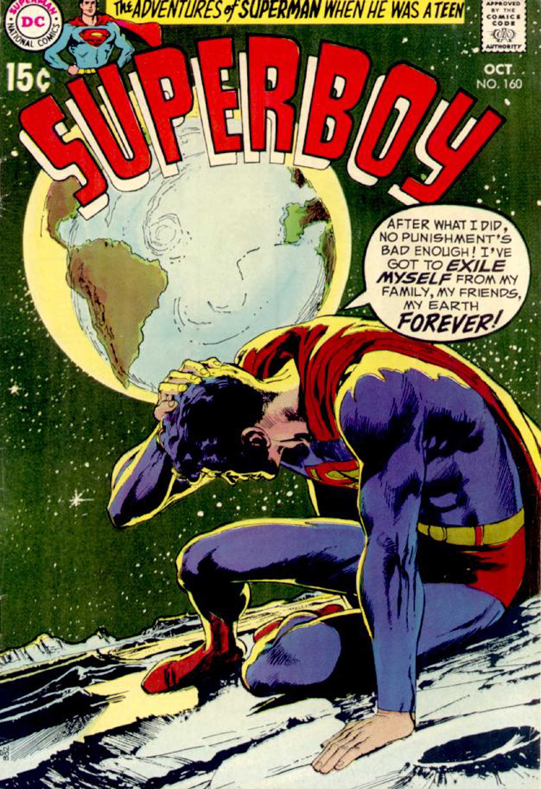 Read online Superboy (1949) comic -  Issue #160 - 1