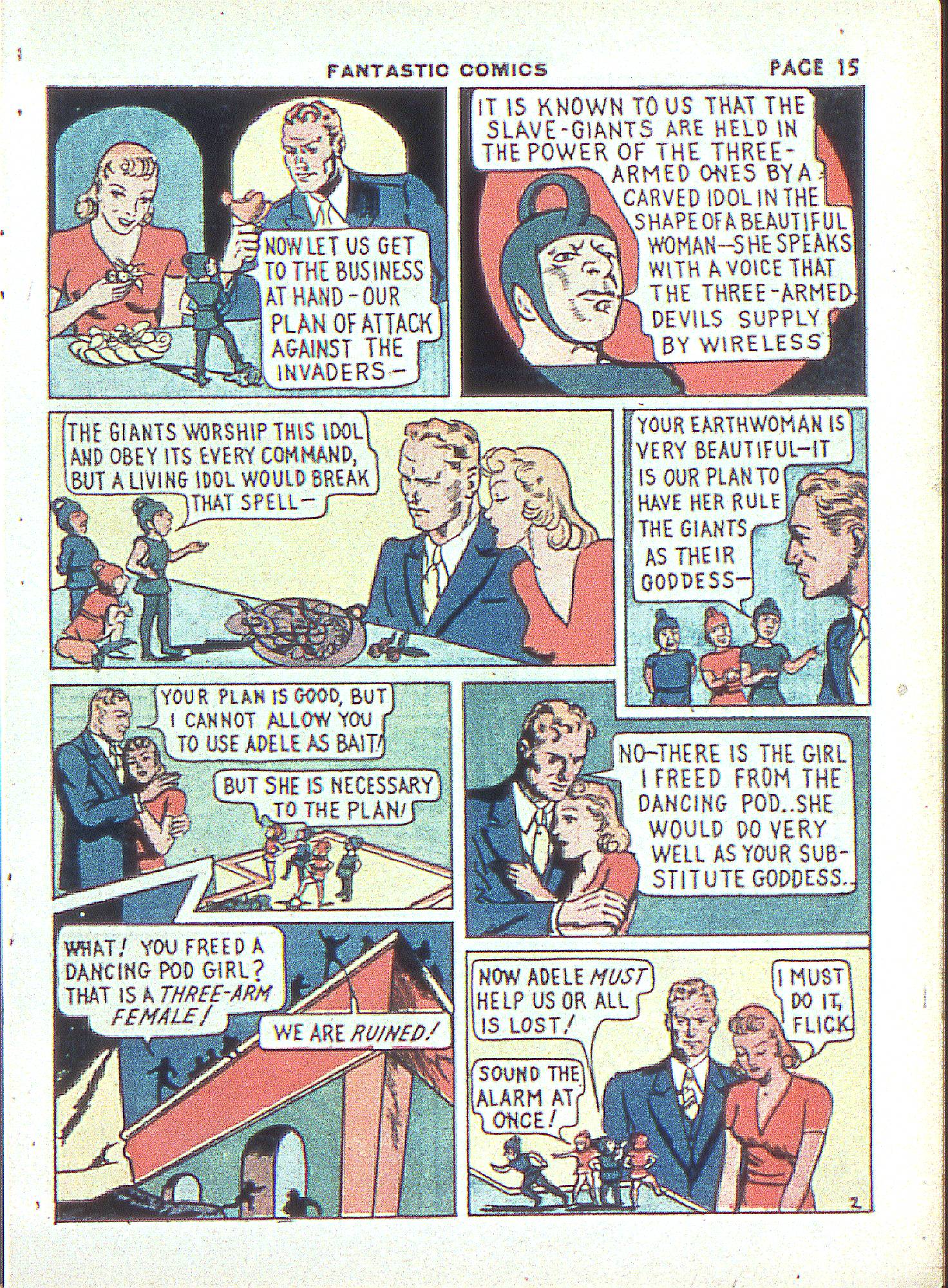 Read online Fantastic Comics comic -  Issue #3 - 18