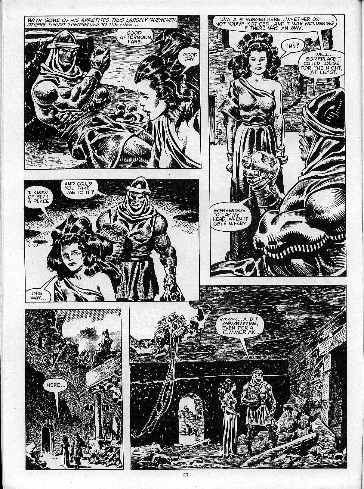 Read online The Savage Sword Of Conan comic -  Issue #204 - 22