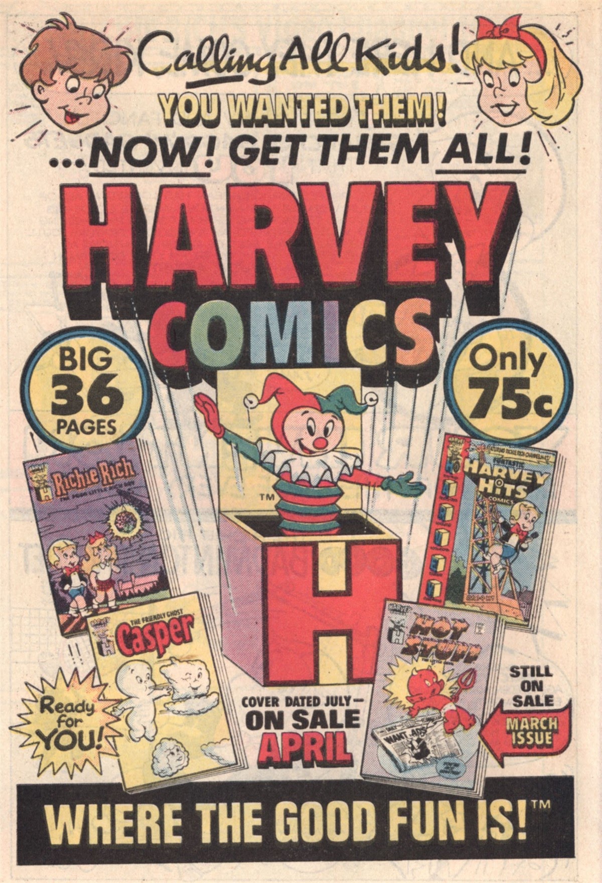 Read online Harvey Hits Comics comic -  Issue #5 - 33
