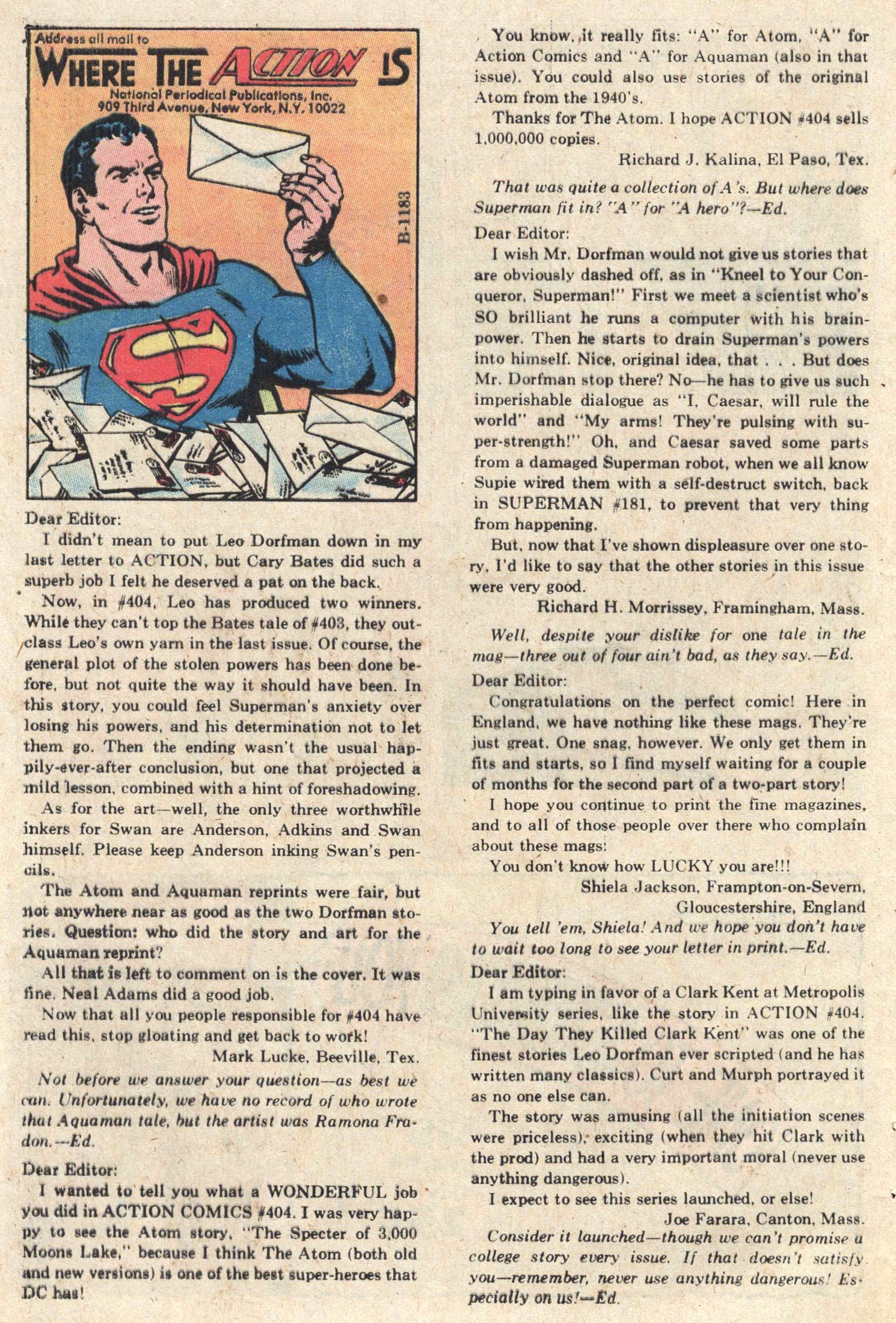 Read online Action Comics (1938) comic -  Issue #408 - 39