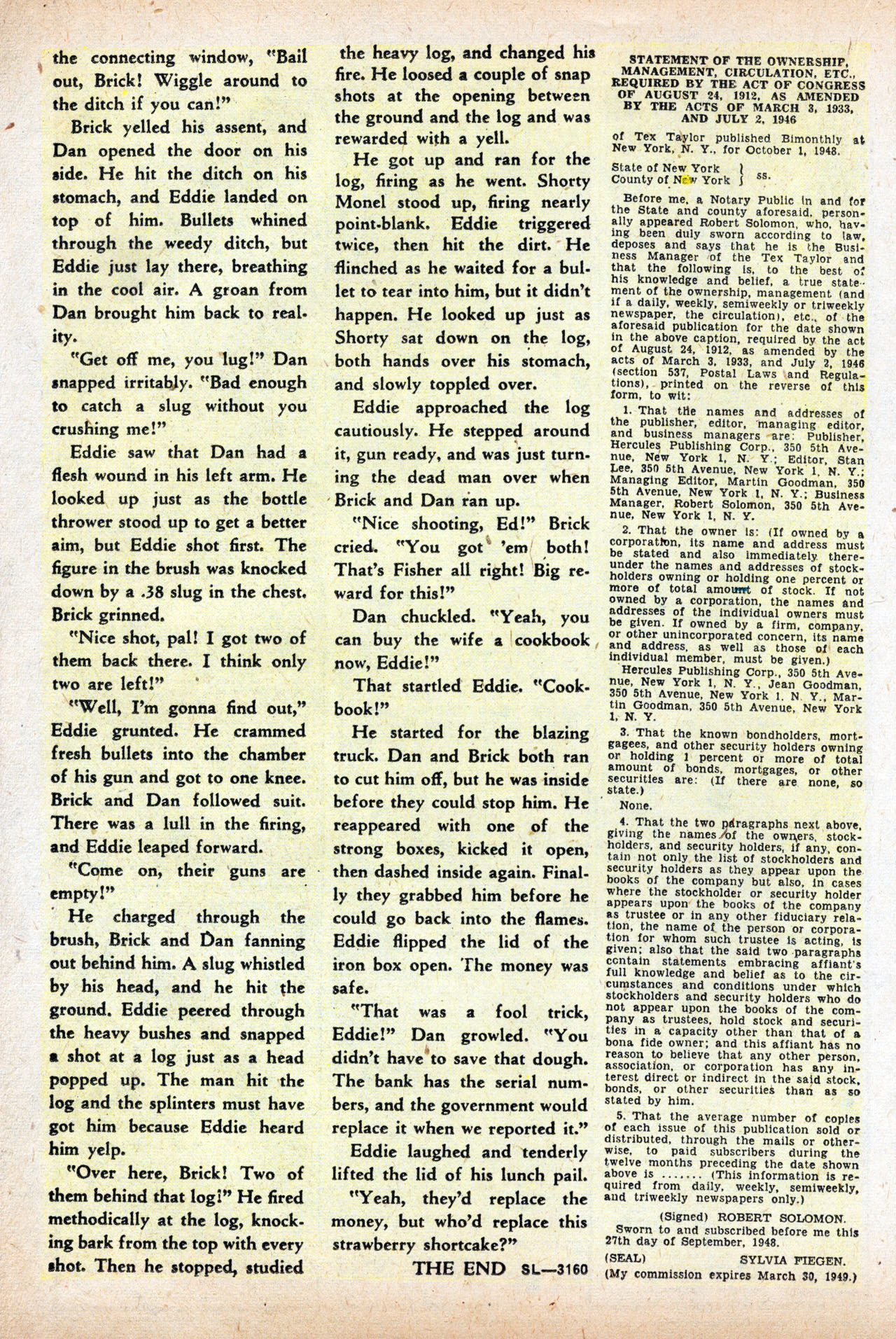 Read online Tex Taylor comic -  Issue #4 - 20