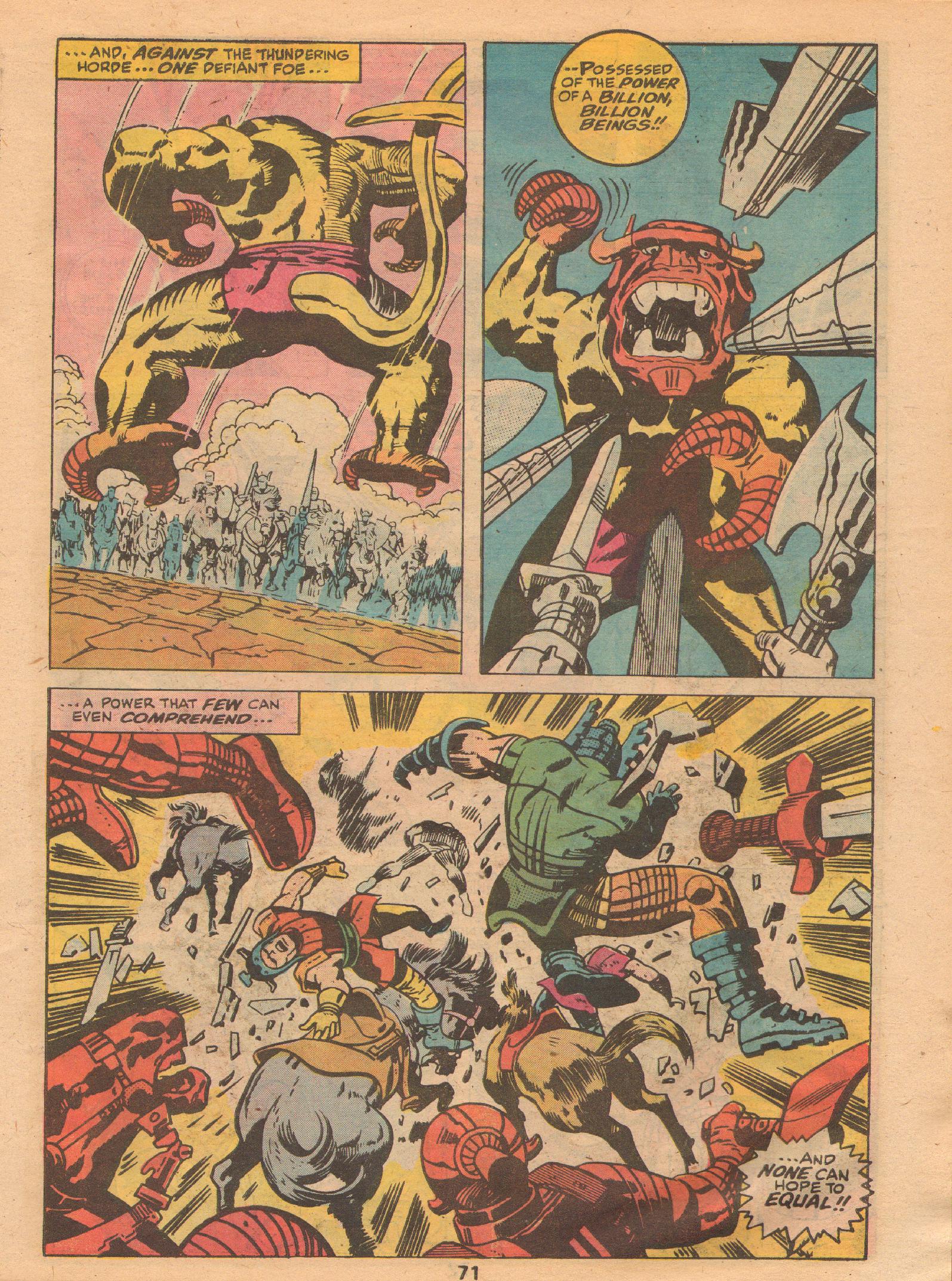 Read online Marvel Treasury Edition comic -  Issue #10 - 71
