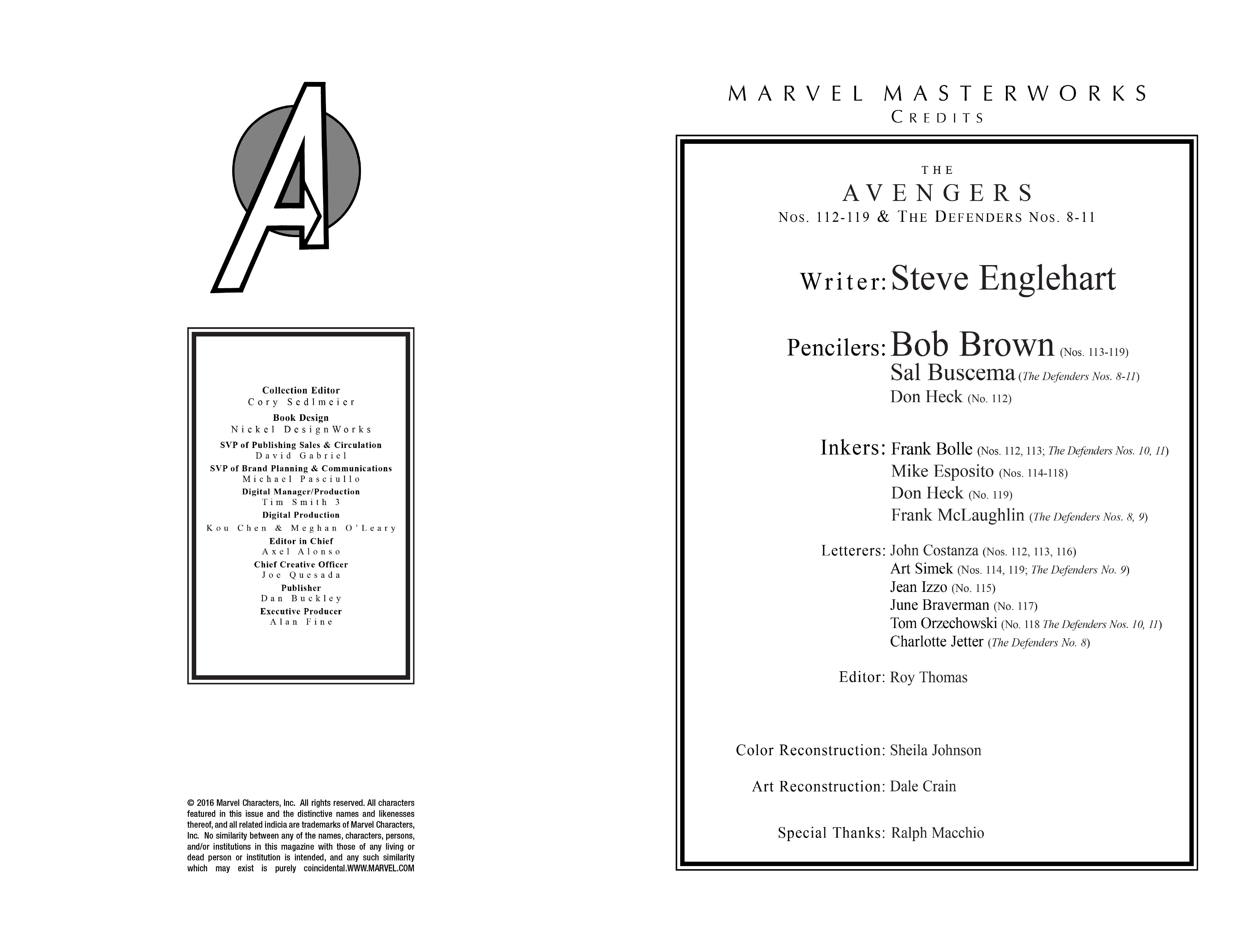 Read online Marvel Masterworks: The Avengers comic -  Issue # TPB 12 (Part 1) - 3