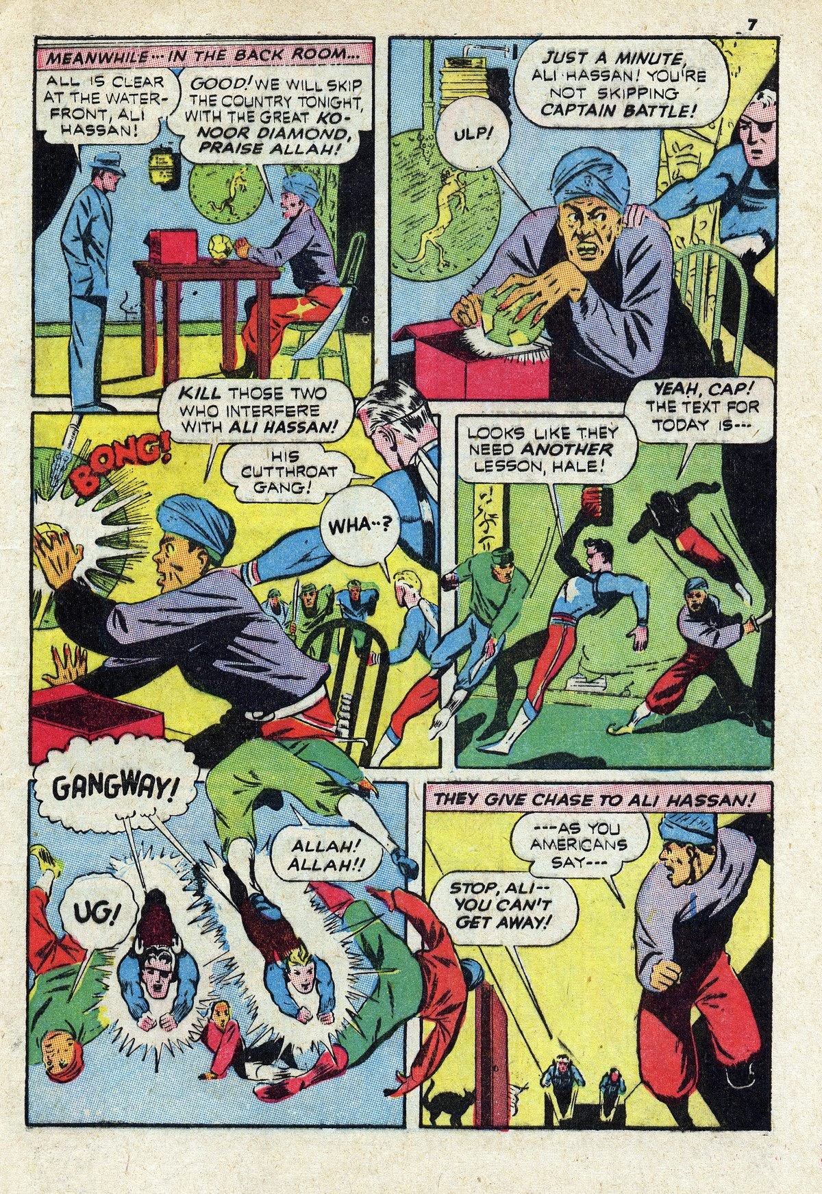 Read online Captain Battle Comics comic -  Issue #2 - 10
