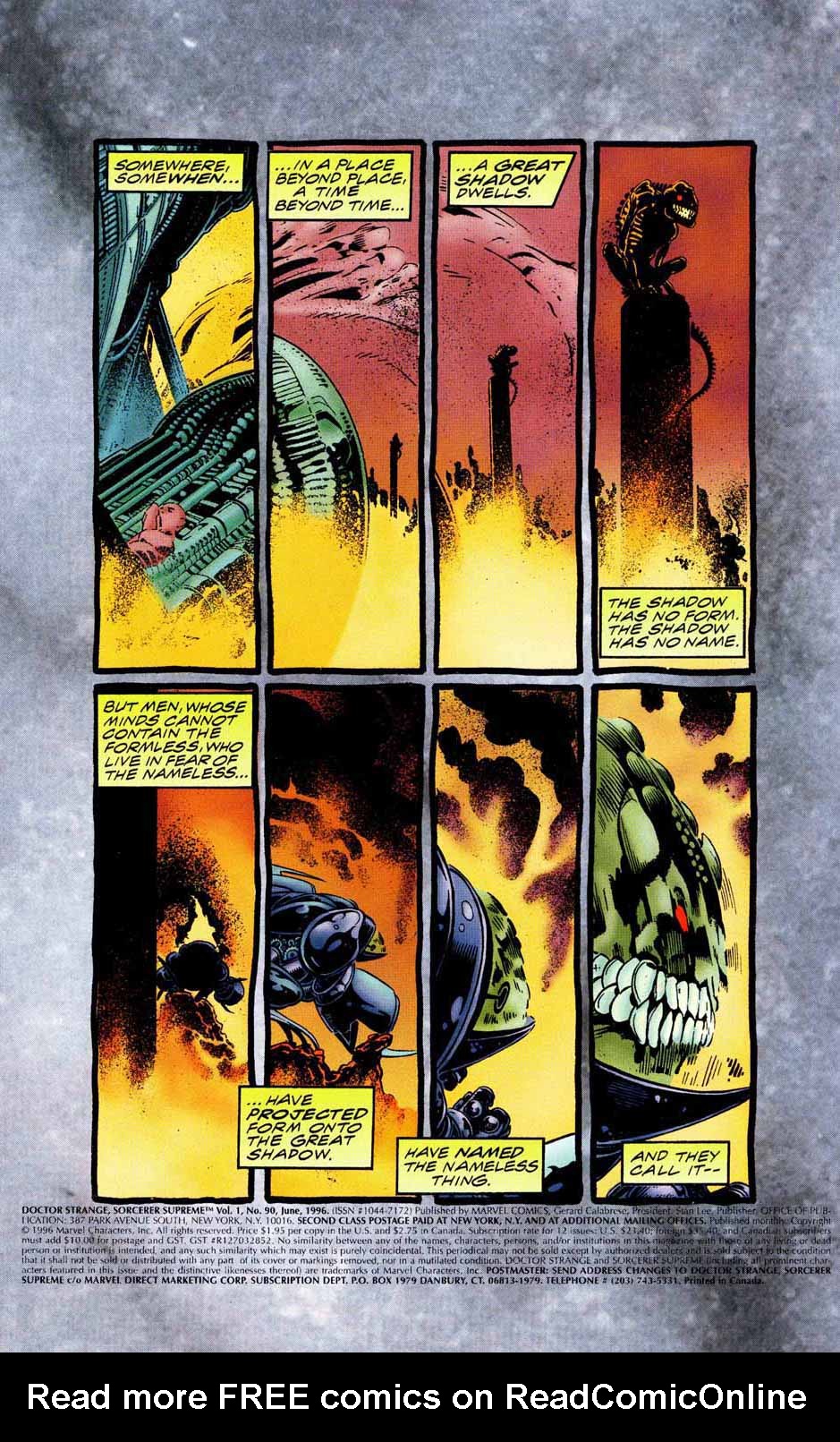 Read online Doctor Strange: Sorcerer Supreme comic -  Issue #90 - 2
