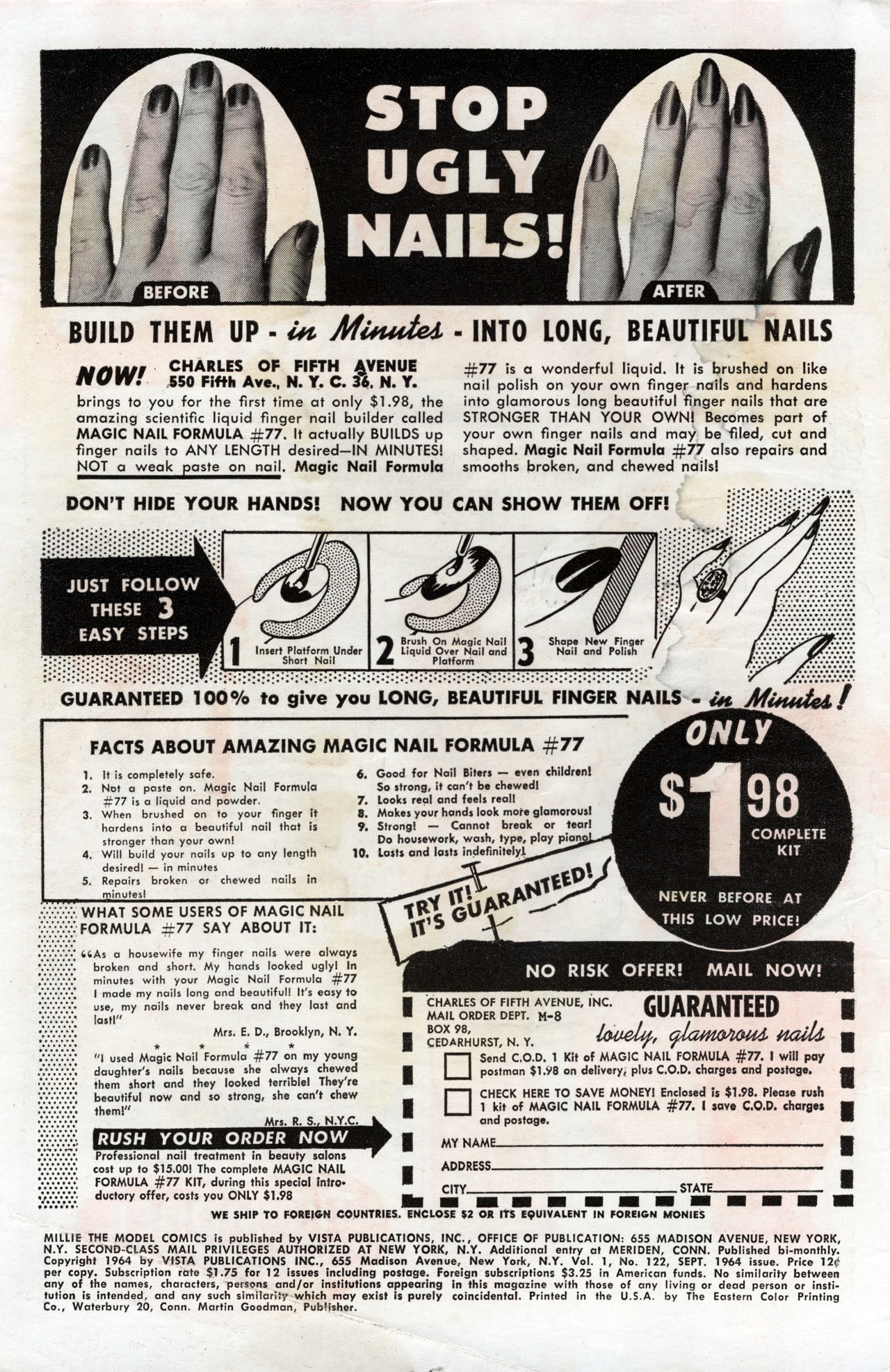 Read online Millie the Model comic -  Issue #122 - 2