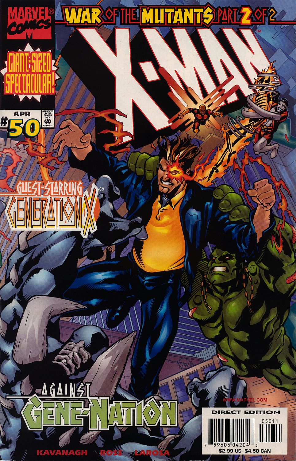 Read online X-Man comic -  Issue #50 - 1