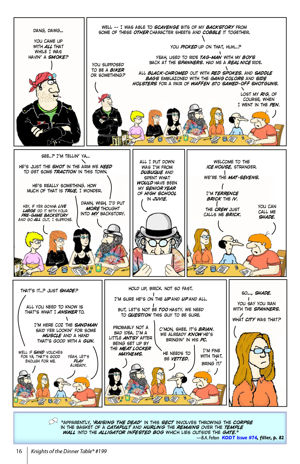 Read online Knights of the Dinner Table comic -  Issue #199 - 18