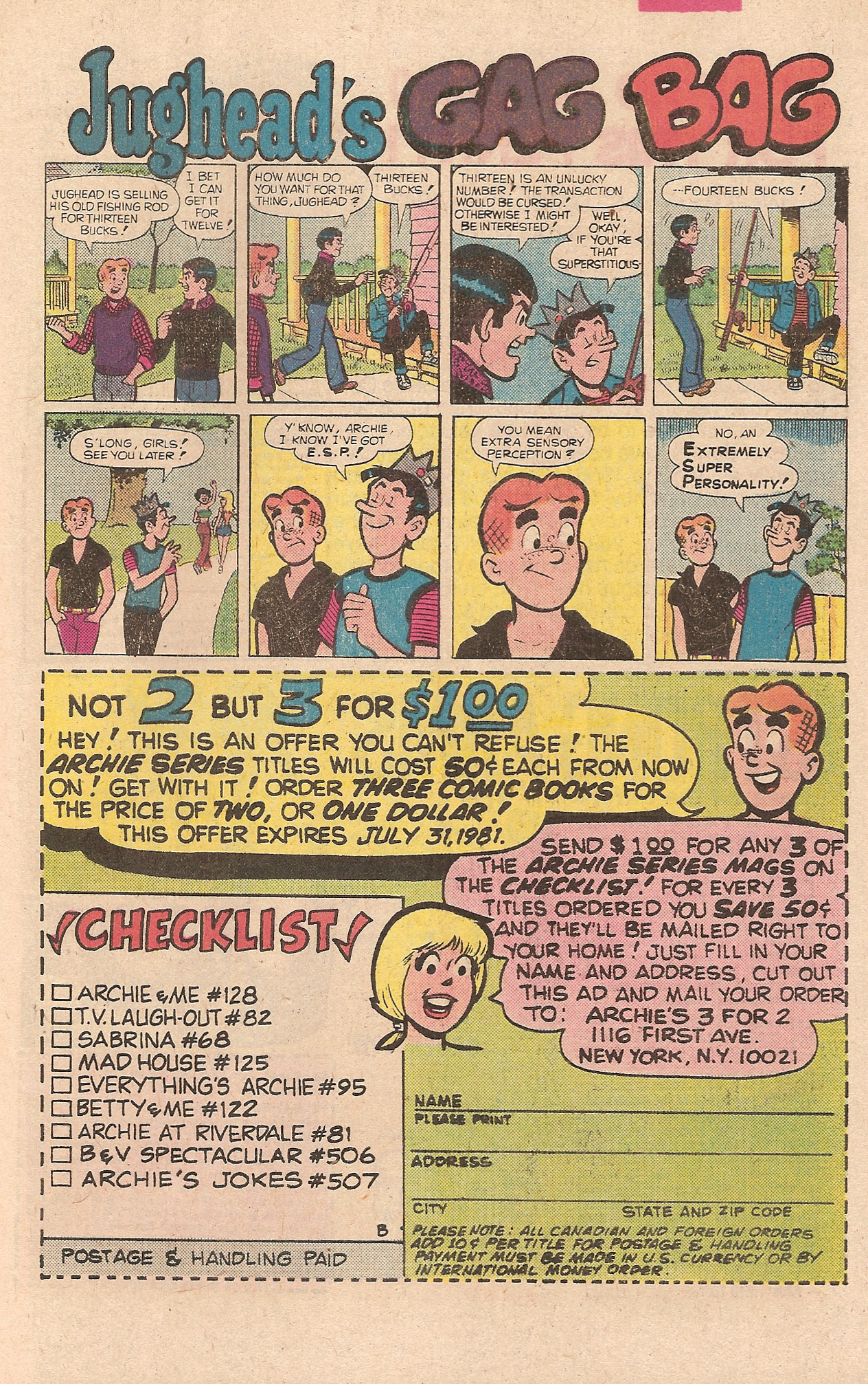 Read online Jughead (1965) comic -  Issue #314 - 27