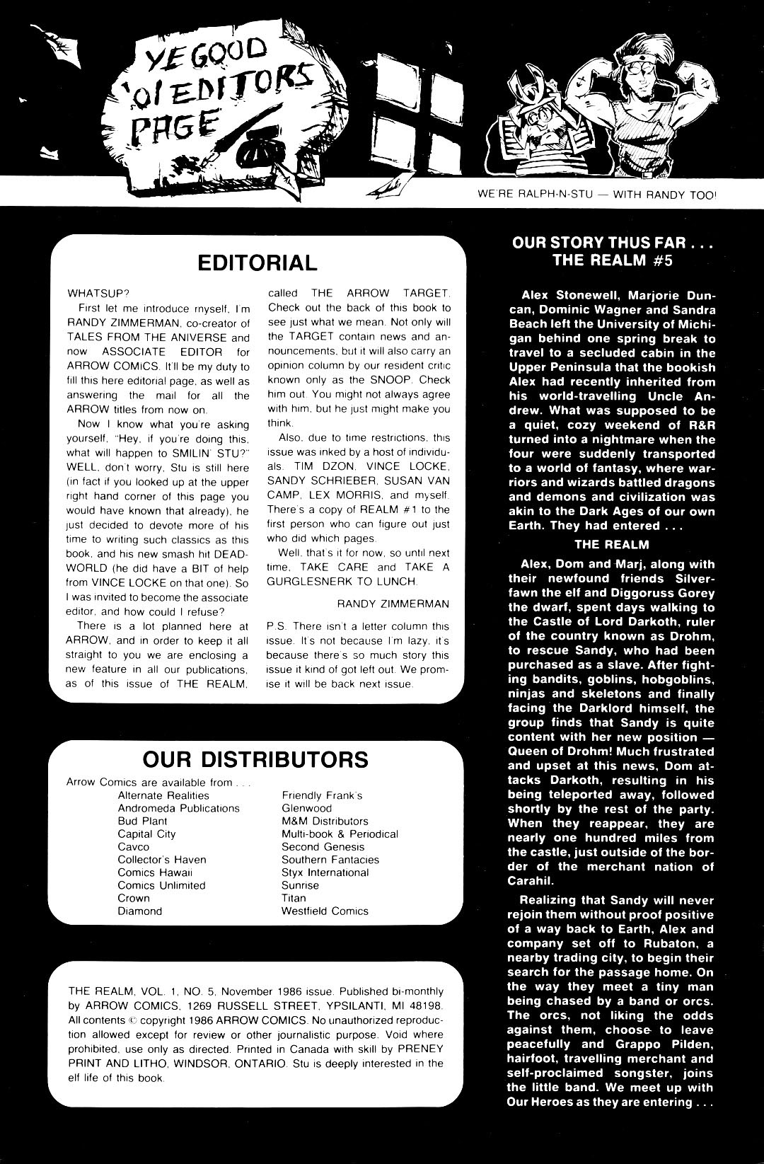 Read online The Realm (1986) comic -  Issue #5 - 2
