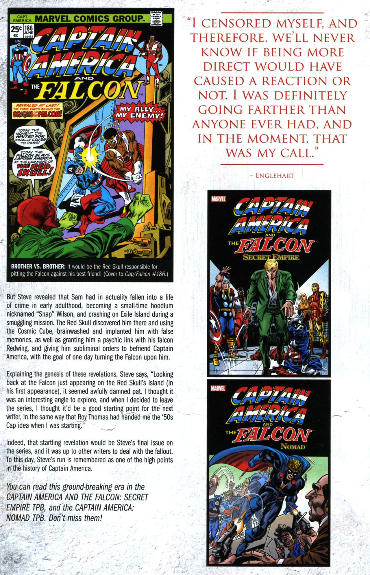 Read online Marvel Spotlight: Captain America Remembered comic -  Issue # Full - 23