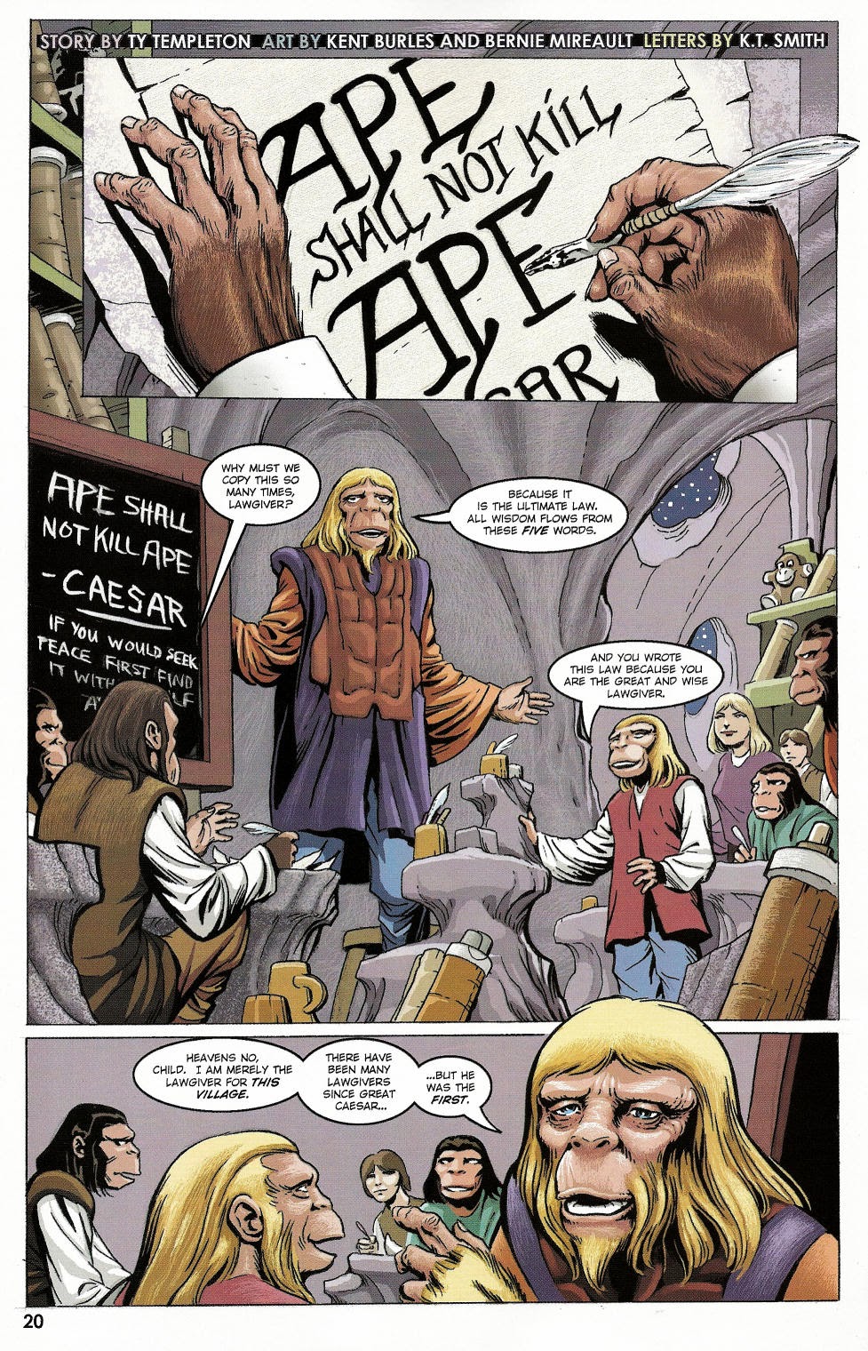 Read online Revolution on the Planet of the Apes comic -  Issue #5 - 21