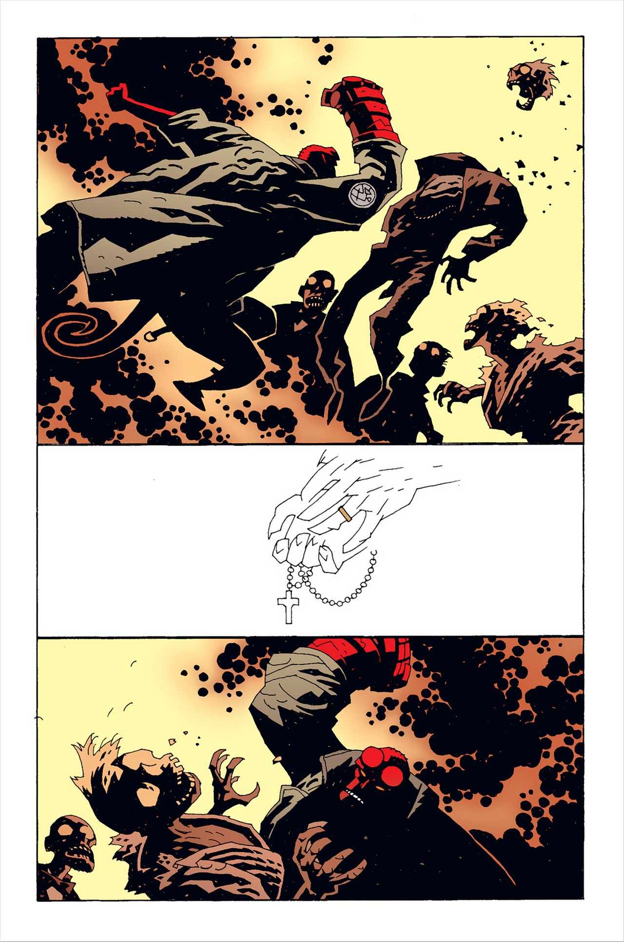 Read online Hellboy Christmas Underground comic -  Issue # Full - 14