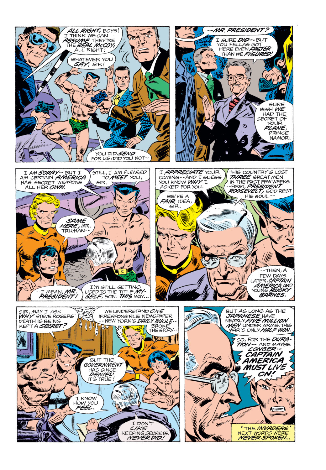 Read online What If? (1977) comic -  Issue #4 - The Invaders had stayed together after World War Two - 12