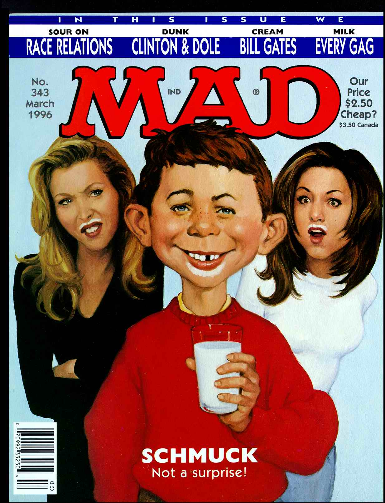 Read online MAD comic -  Issue #343 - 1