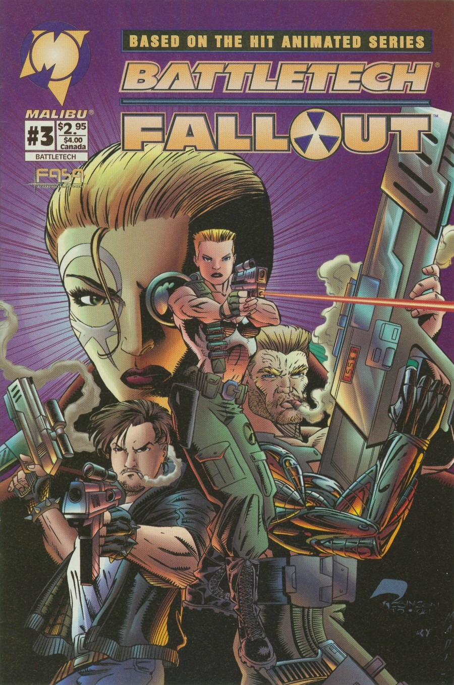 Read online Battletech: Fallout comic -  Issue #3 - 1