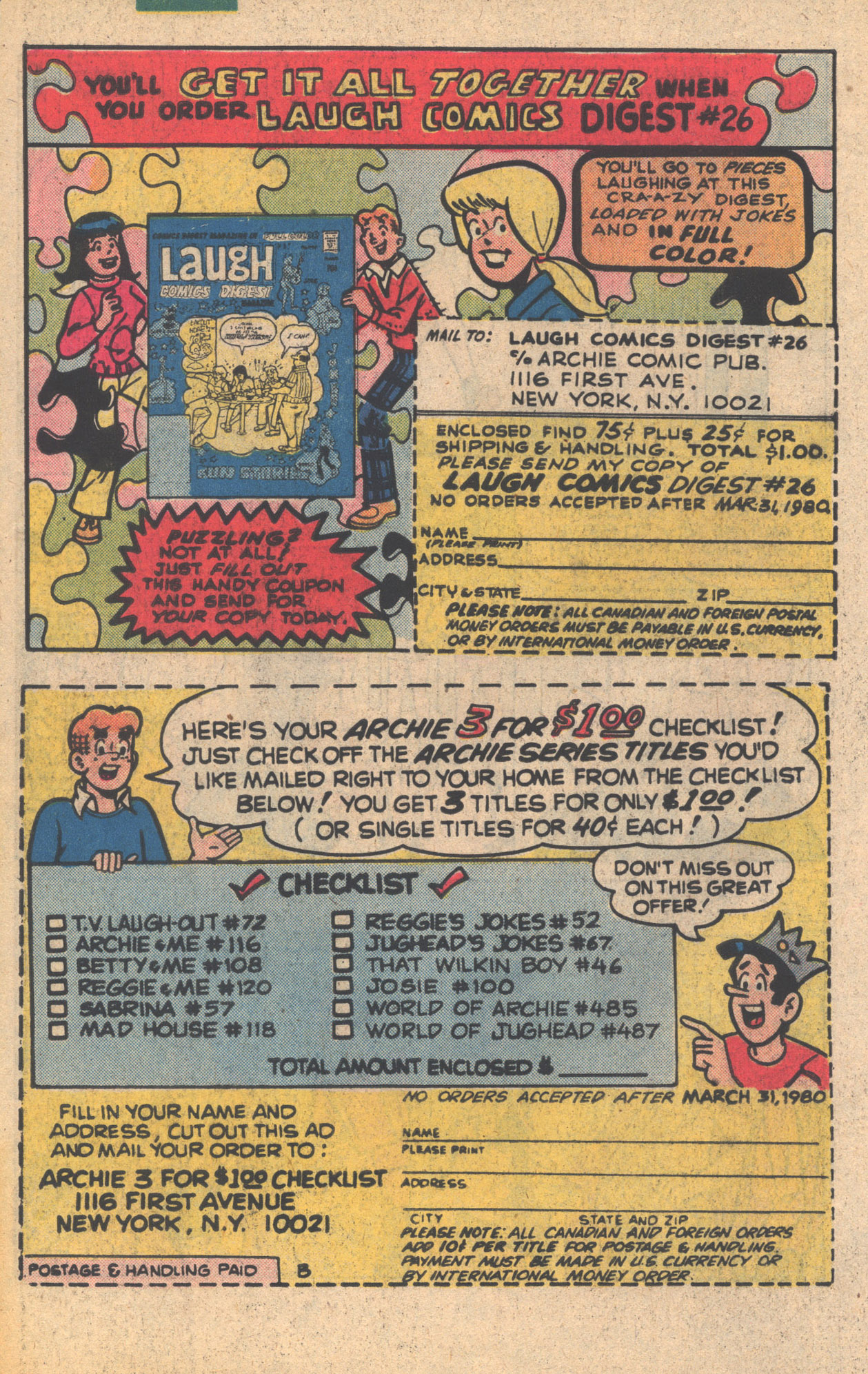 Read online Archie at Riverdale High (1972) comic -  Issue #68 - 33
