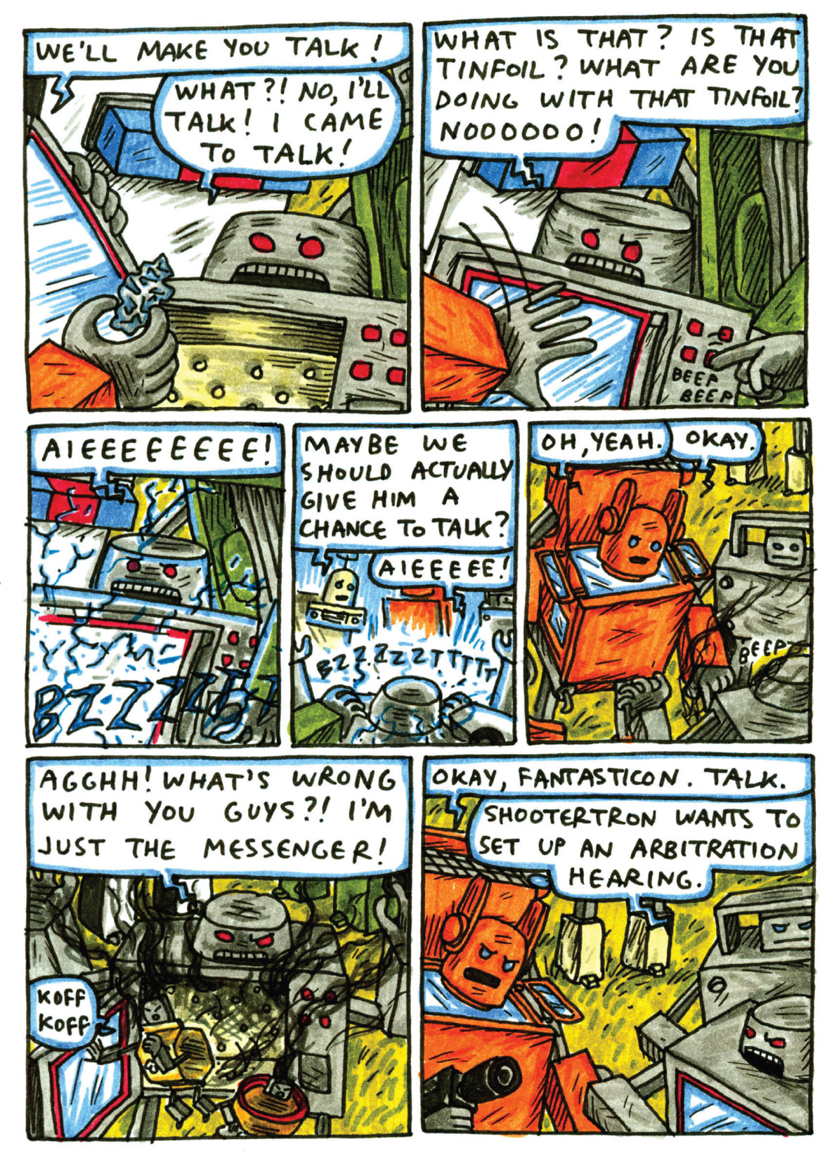 Read online Incredible Change-Bots comic -  Issue # TPB 2 - 101
