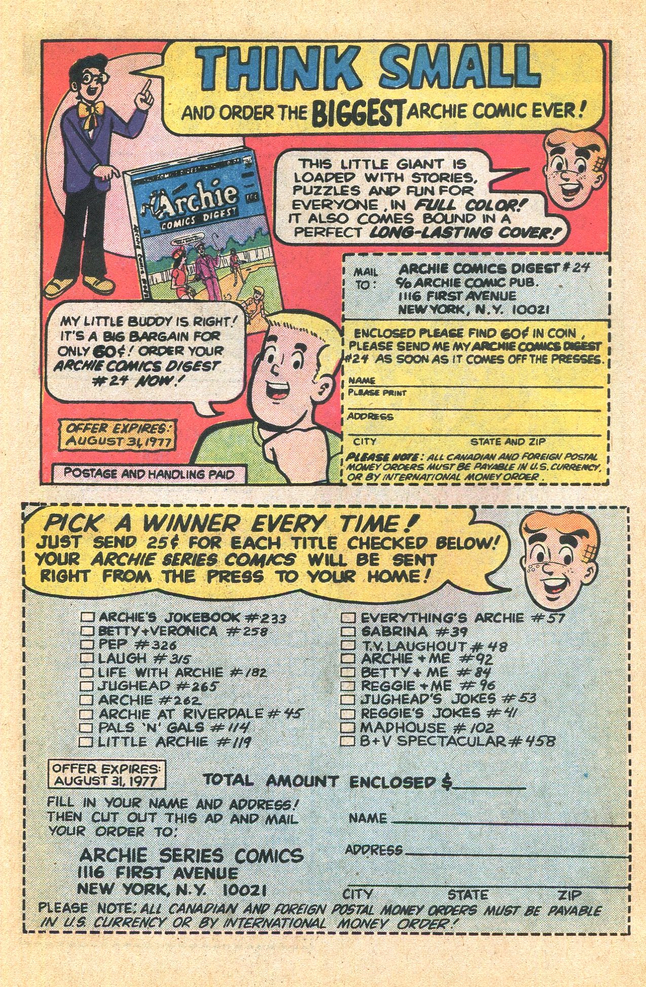 Read online Archie's Joke Book Magazine comic -  Issue #232 - 27