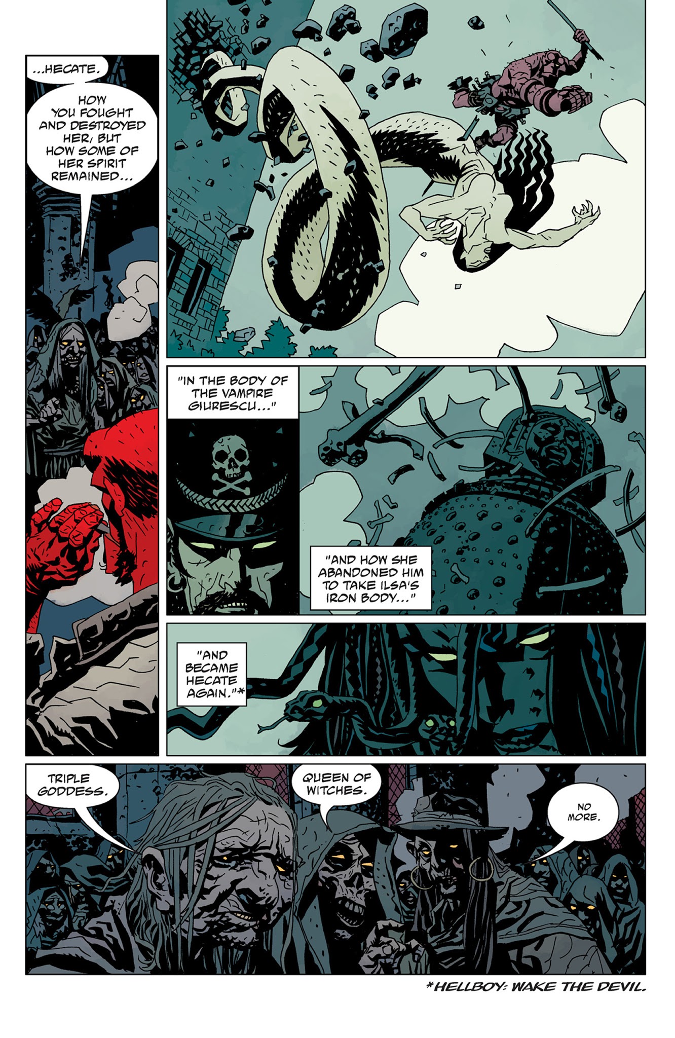 Read online Hellboy: Darkness Calls comic -  Issue # TPB - 49