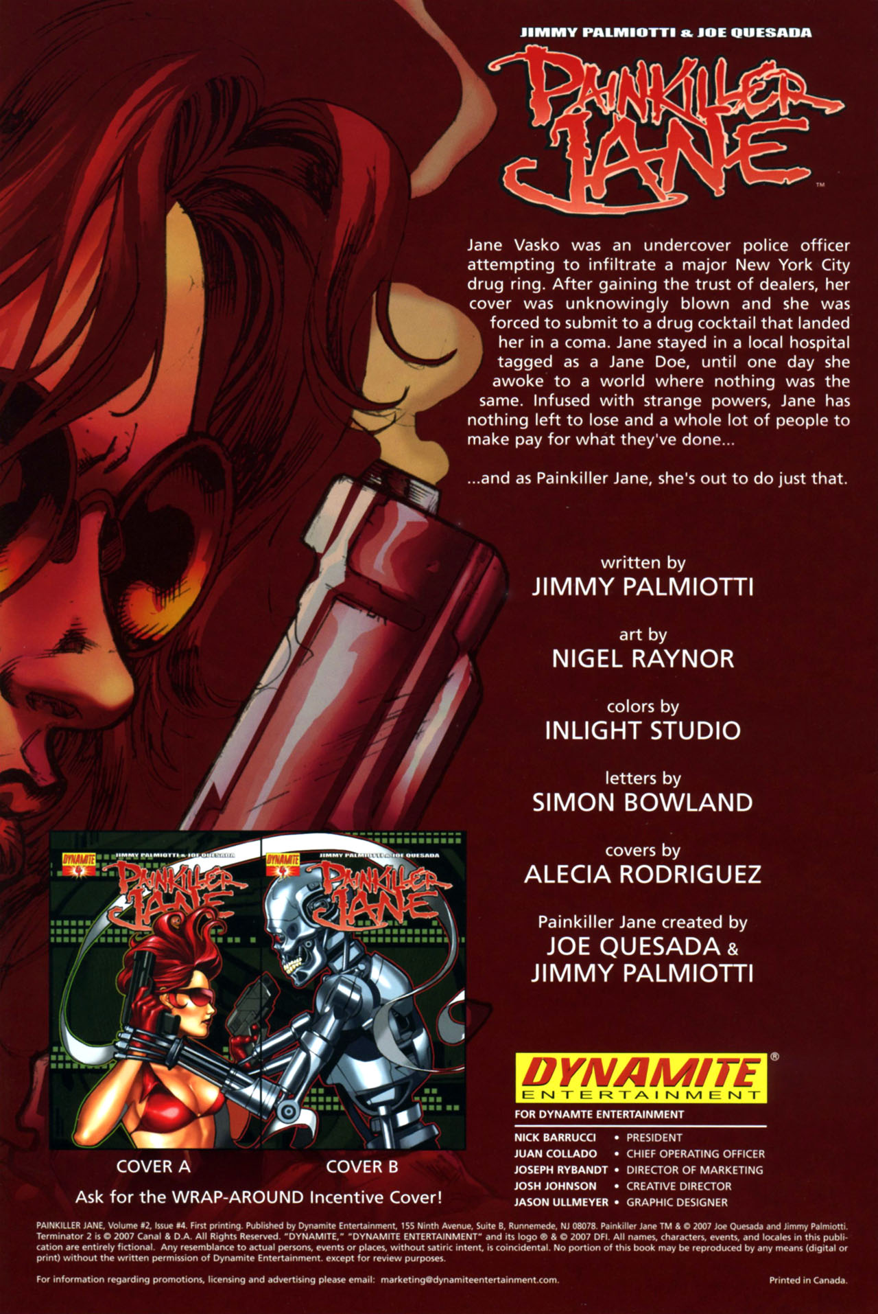 Painkiller Jane Vs. Terminator Issue #1 #1 - English 4