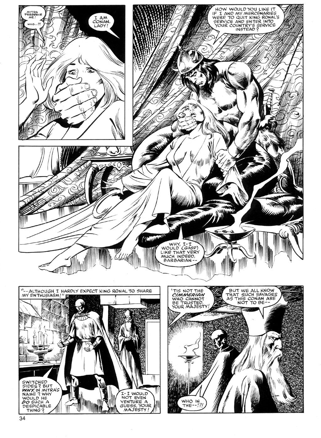 Read online The Savage Sword Of Conan comic -  Issue #91 - 33