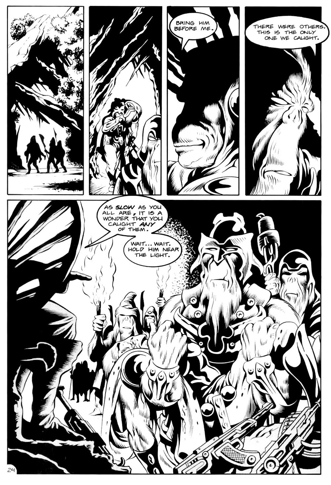 Read online Planet of the Apes (1990) comic -  Issue #10 - 30