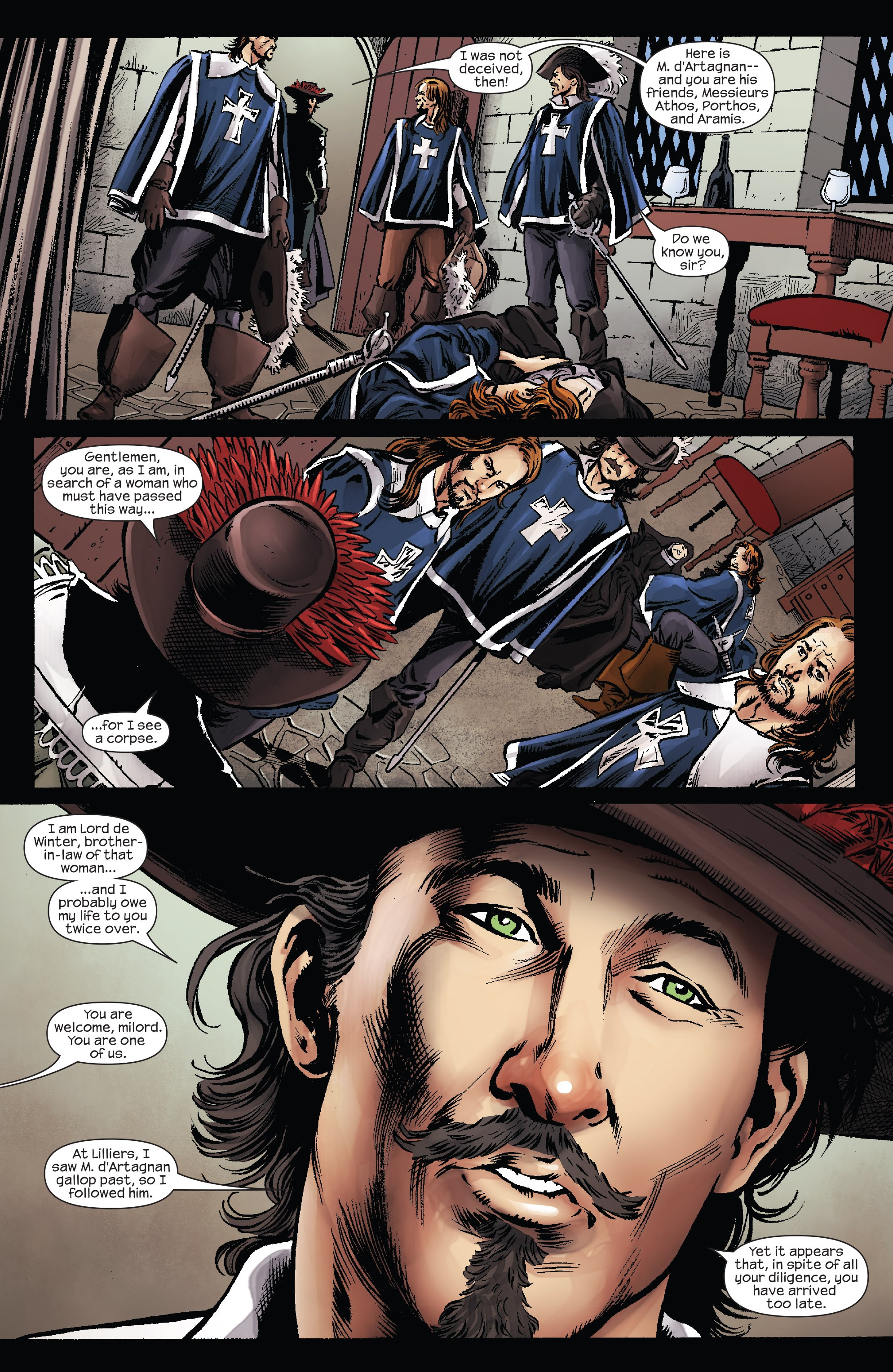 Read online Marvel Illustrated: The Three Musketeers comic -  Issue #6 - 3